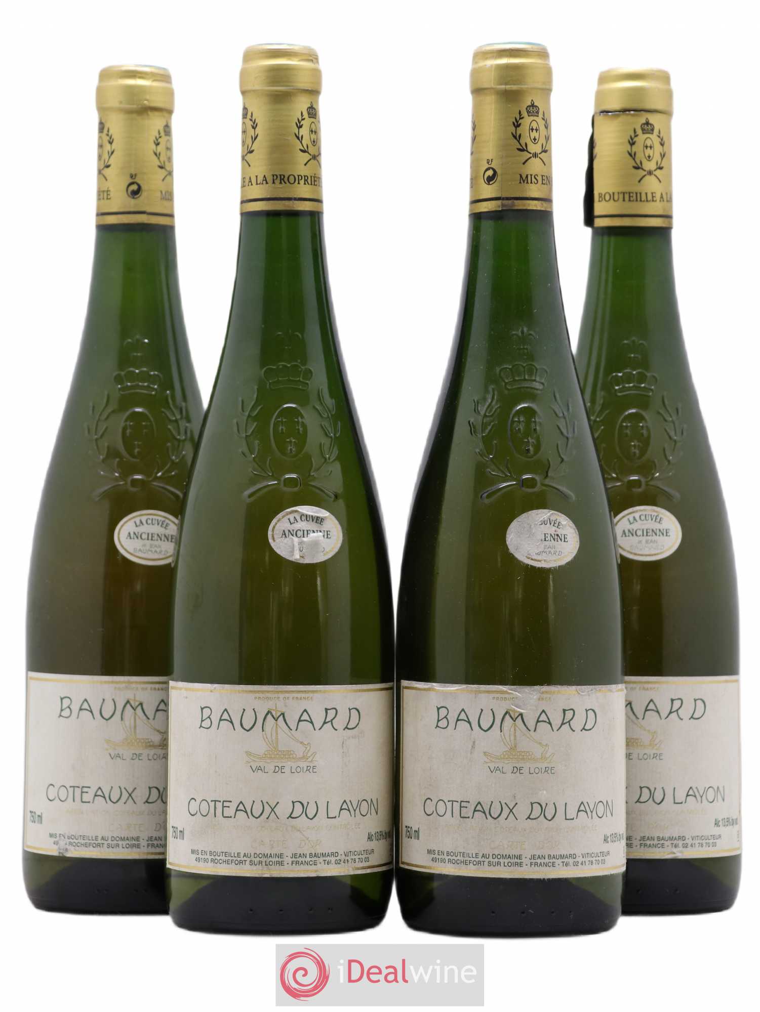 Coteaux du Layon Cuvee Ancienne Domaine Baumard - Lotto di 4 bottiglie - 0