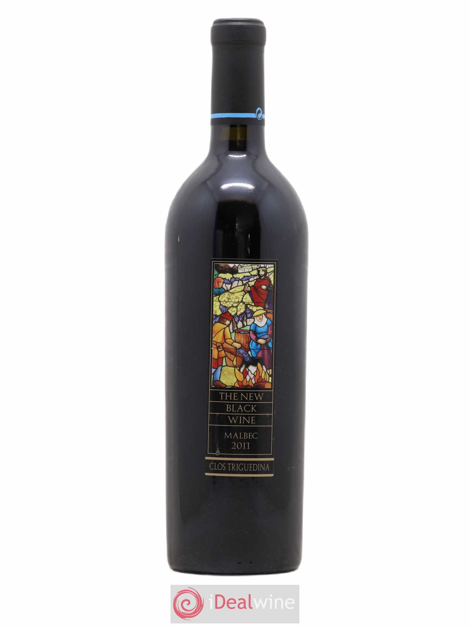 Cahors Clos Triguedina New Black Wine Jean-Luc Baldès 2011 - Lot de 1 bouteille - 0