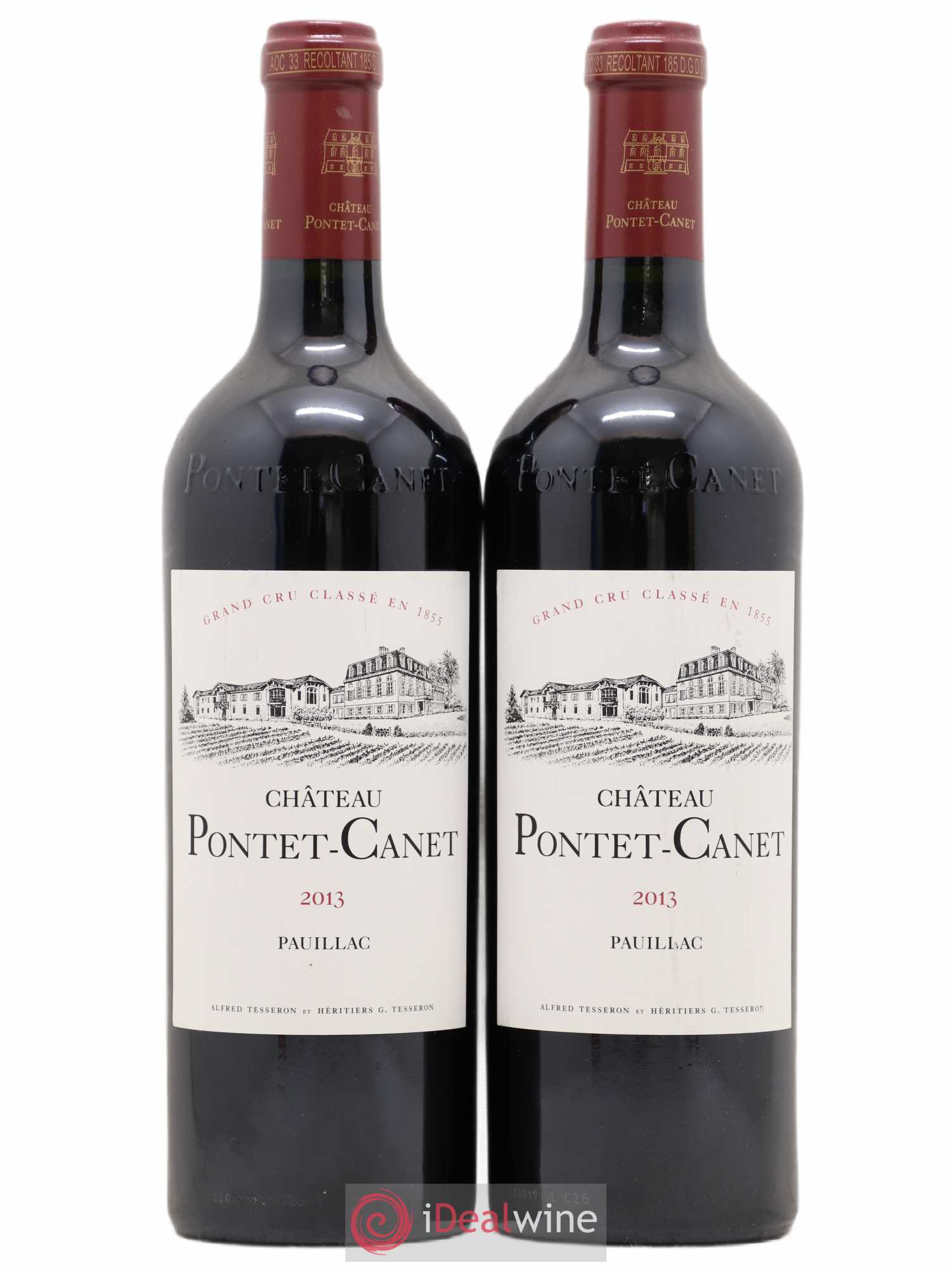 Château Pontet Canet 5ème Grand Cru Classé 2013 - Lot de 2 bouteilles - 0