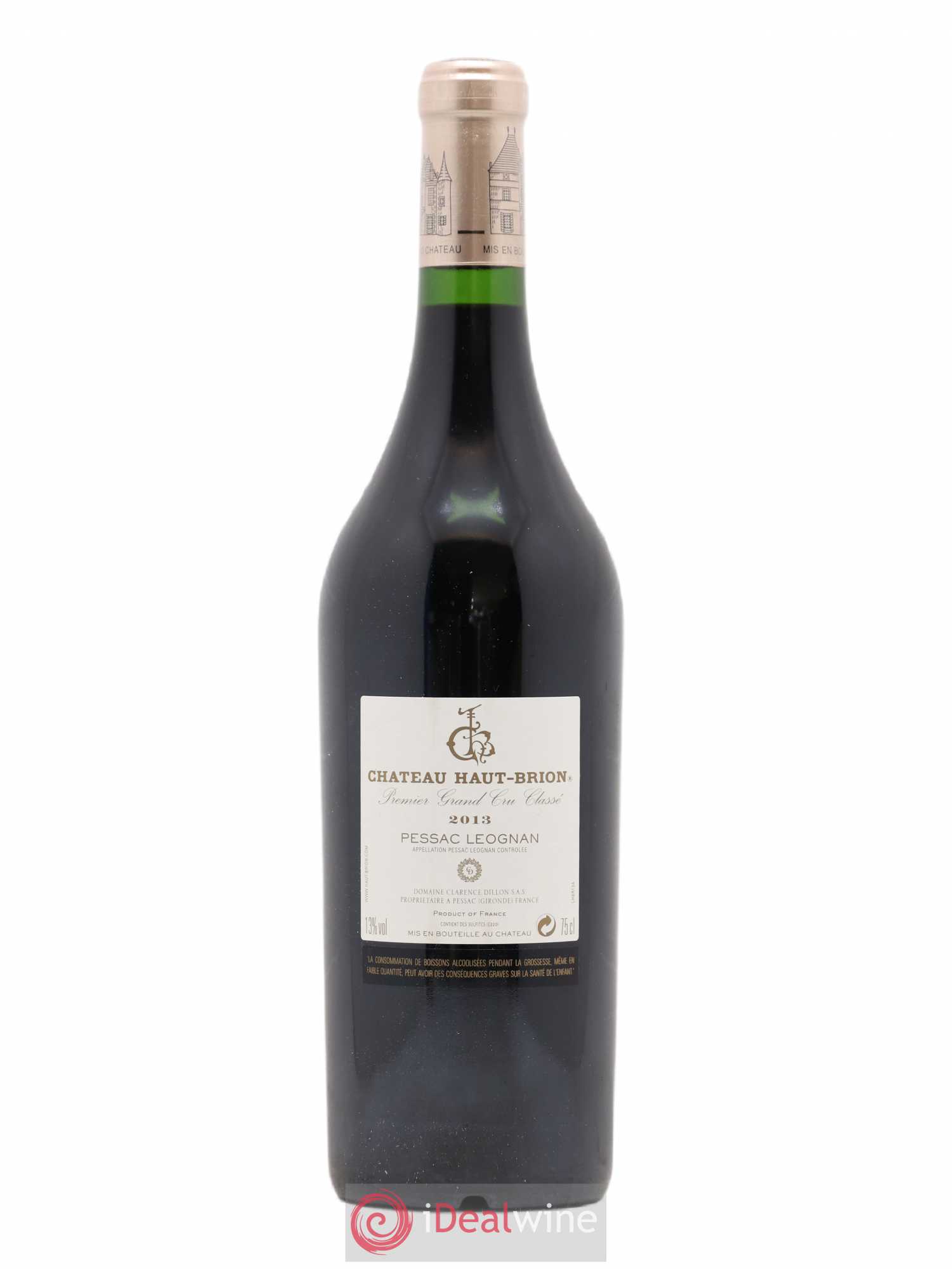 Château Haut Brion 1er Grand Cru Classé 2013 - Lot de 1 bouteille - 1