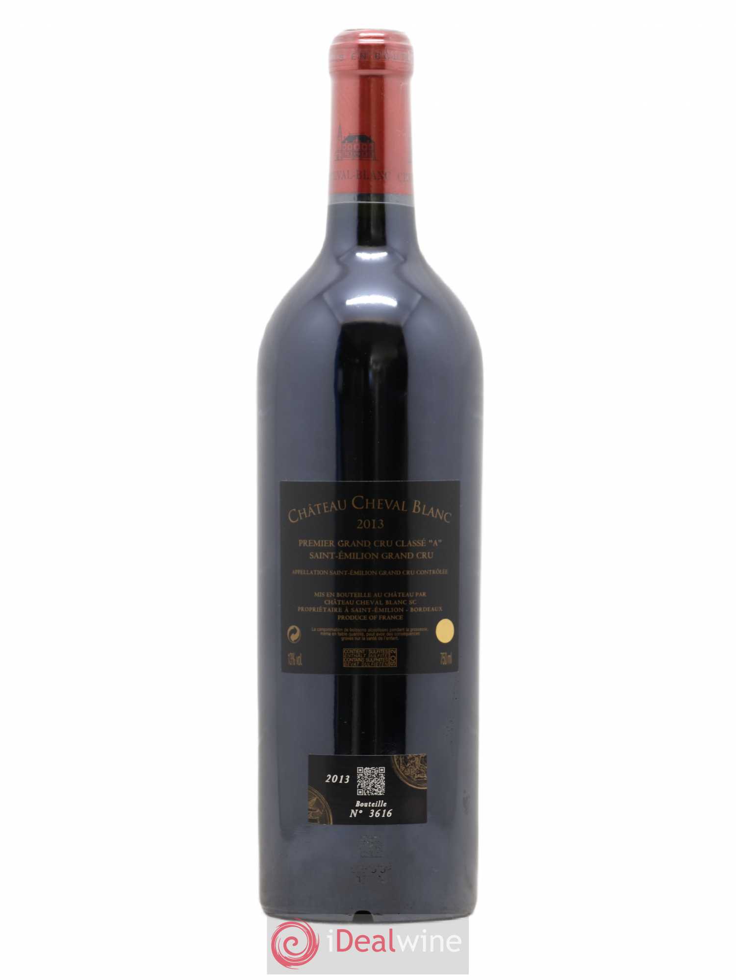 Château Cheval Blanc 1er Grand Cru Classé A 2013 - Lot de 1 bouteille - 1