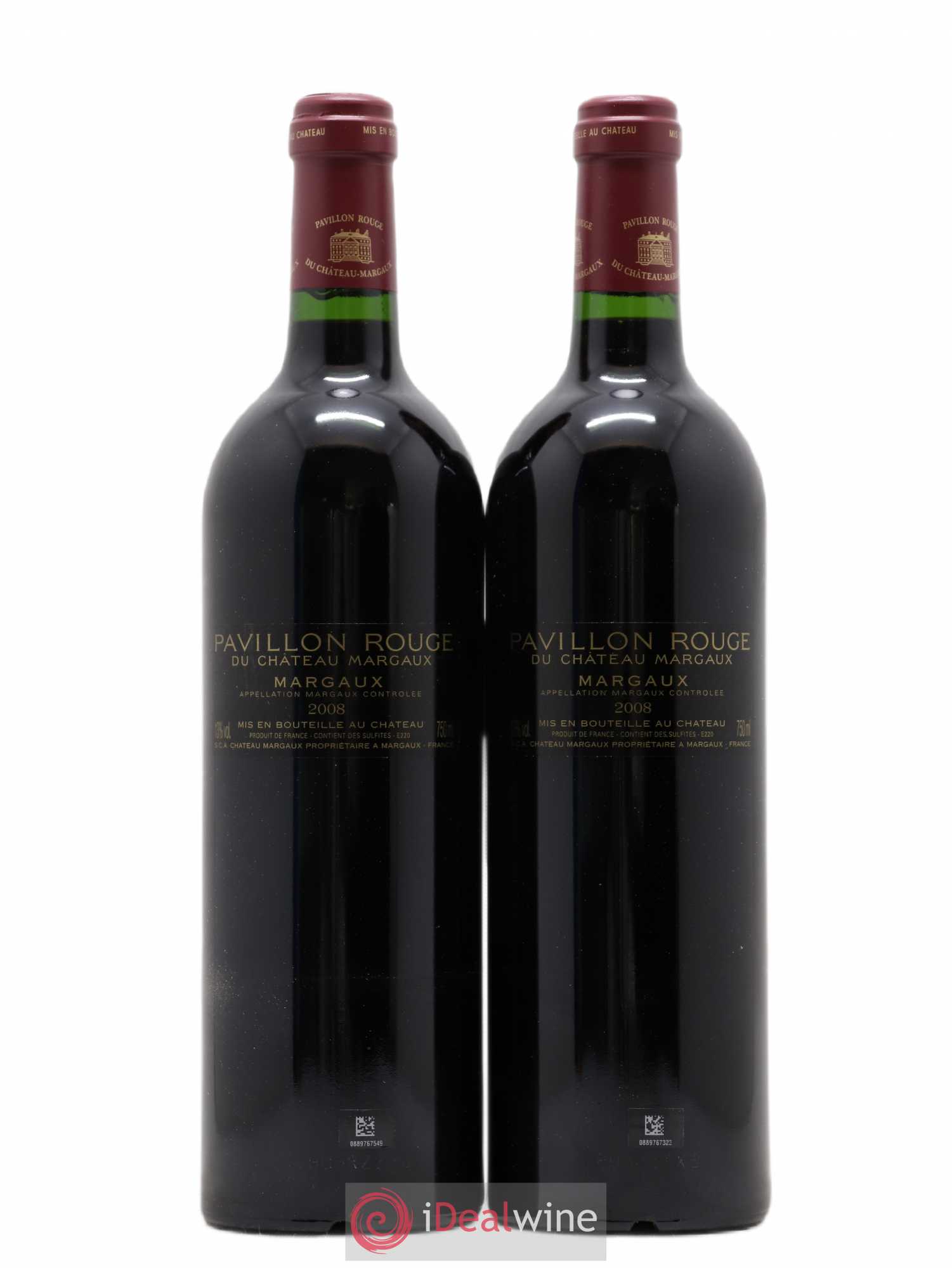 Pavillon Rouge du Château Margaux Second Vin 2008 - Lot de 2 bouteilles - 1