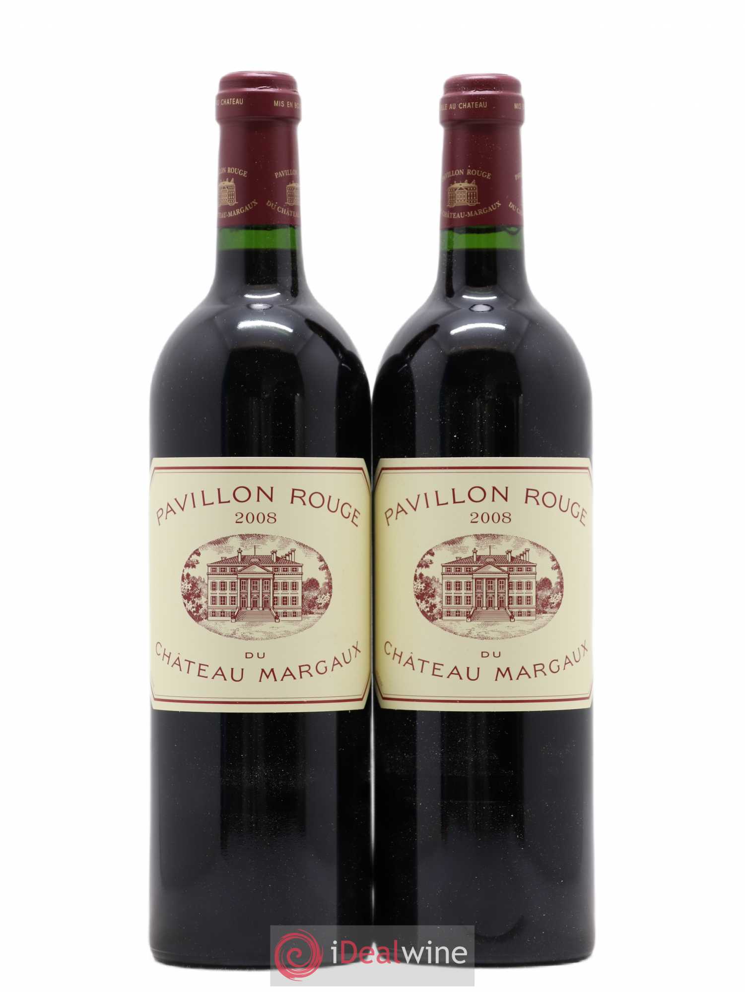 Pavillon Rouge du Château Margaux Second Vin 2008 - Lot de 2 bouteilles - 0
