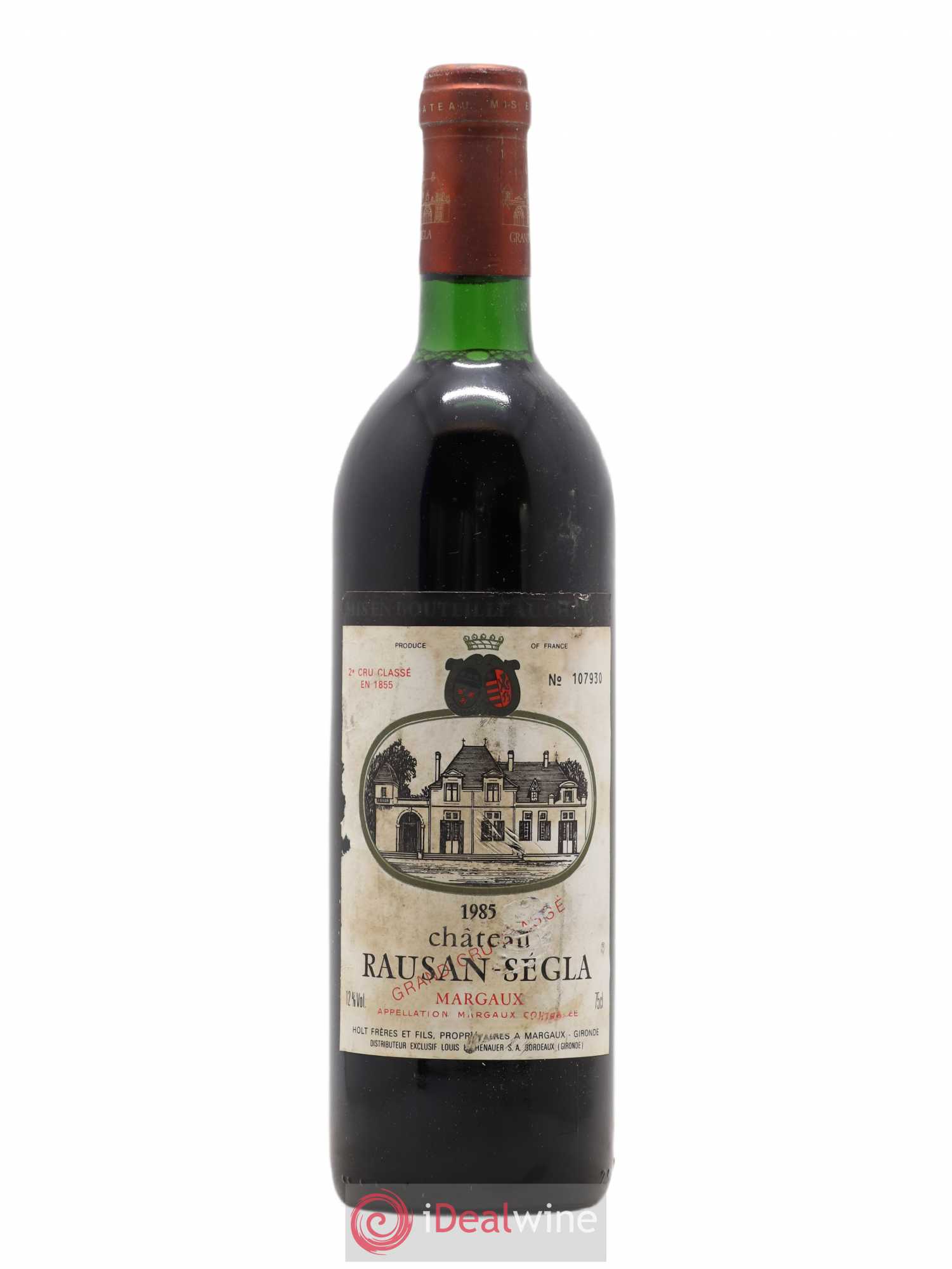 Château Rauzan Ségla Grand Cru Classé 1985 - Lot de 1 bouteille - 0