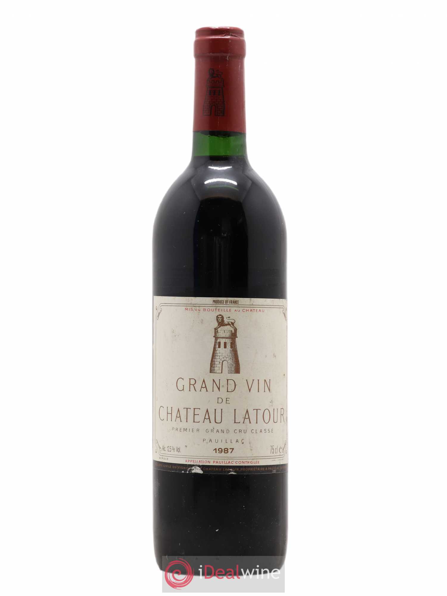 Château Latour 1er Grand Cru Classé 1987 - Lot de 1 bouteille - 0
