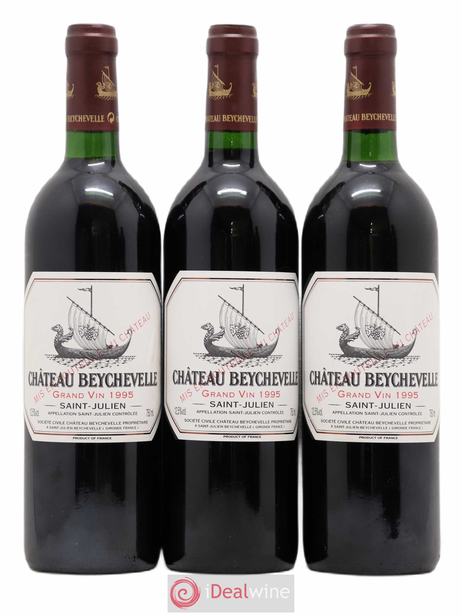 Château Beychevelle 4ème Grand Cru Classé 1995 - Lot de 6 bouteilles - 2