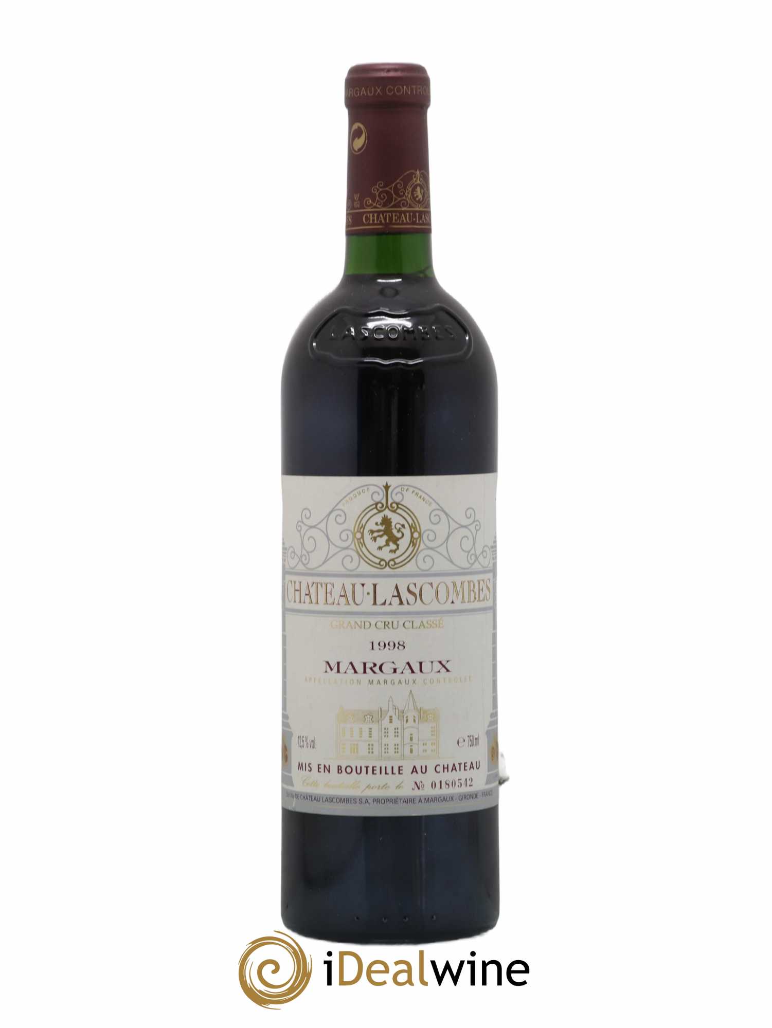 Château Lascombes 2ème Grand Cru Classé 1998 - Lot de 1 bouteille - 0