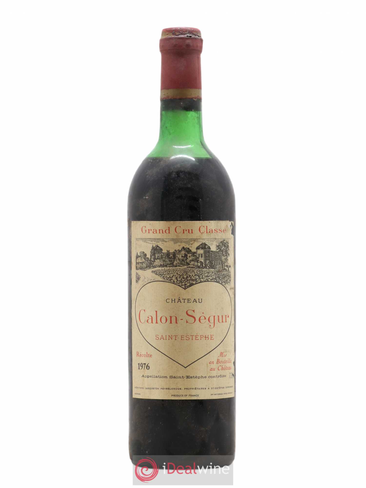 Château Calon Ségur 3ème Grand Cru Classé 1976 - Lot de 1 bouteille - 0