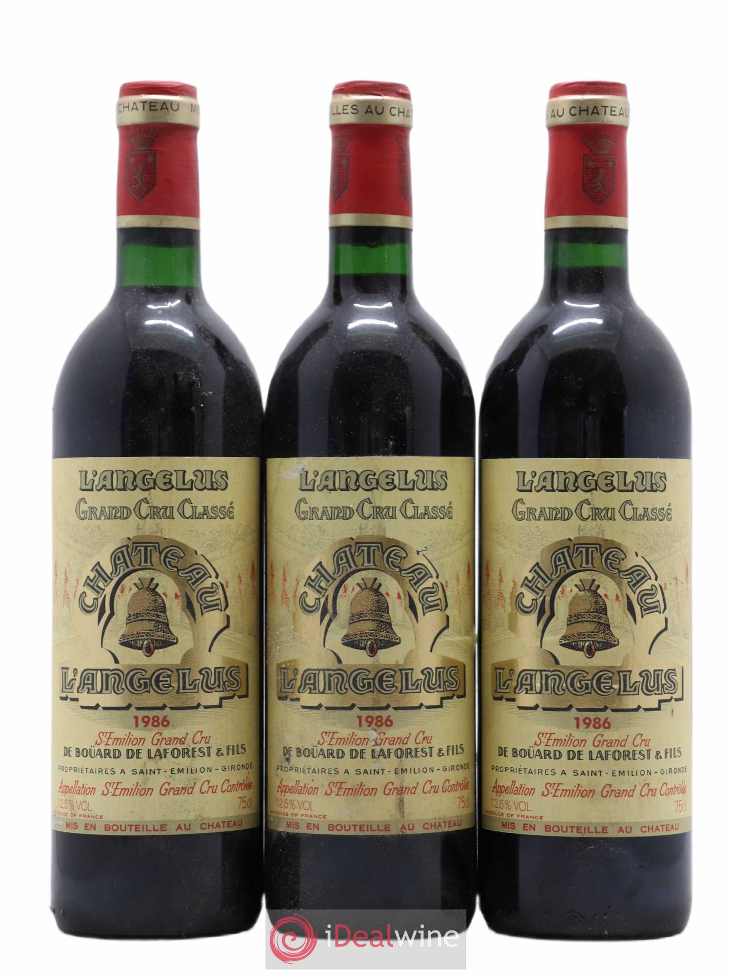 Château Angélus 1er Grand Cru Classé A 1986 - Lot de 6 bouteilles - 2