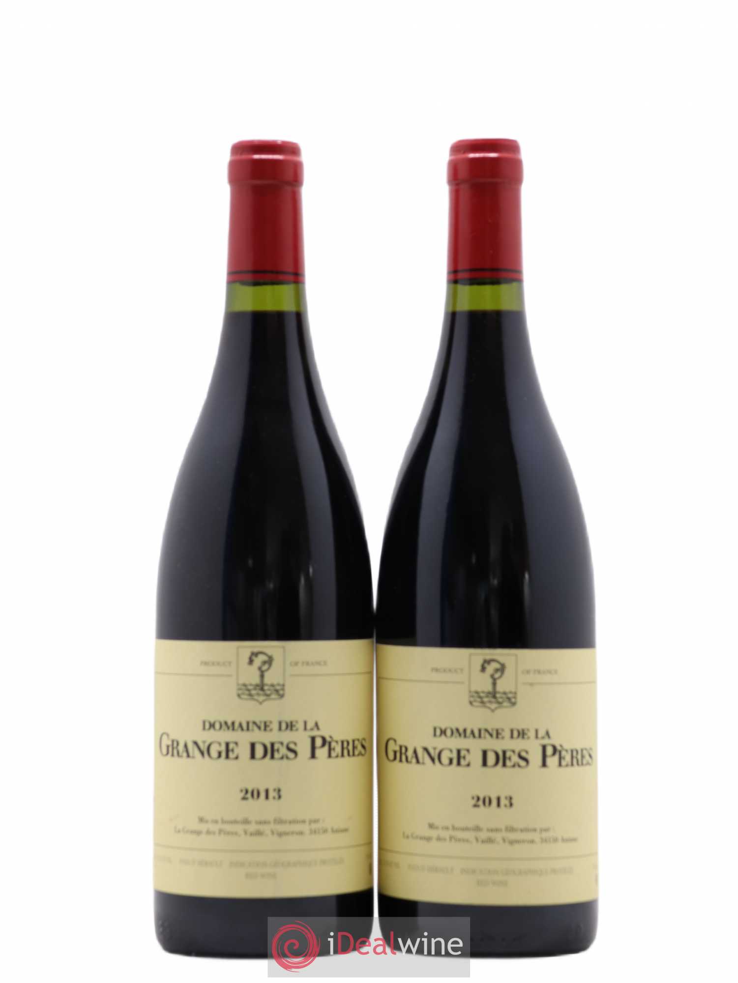 Pays d'Hérault Grange des Pères Laurent Vaillé 2013 - Lot de 2 bouteilles - 0