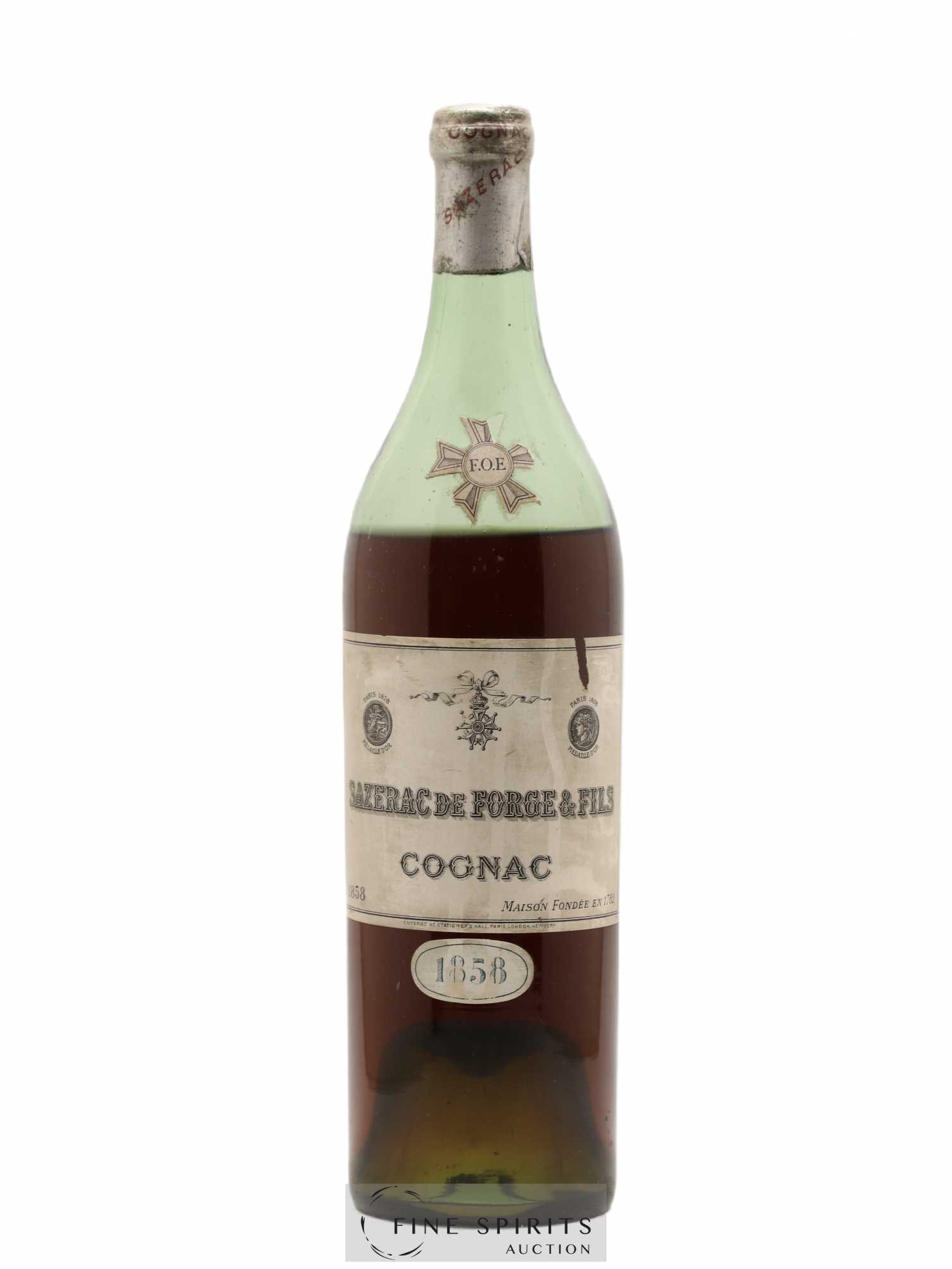 Sazerac de Forge & Fils 1858 Of. F.O.E. - Lot of 1 bottle - 0