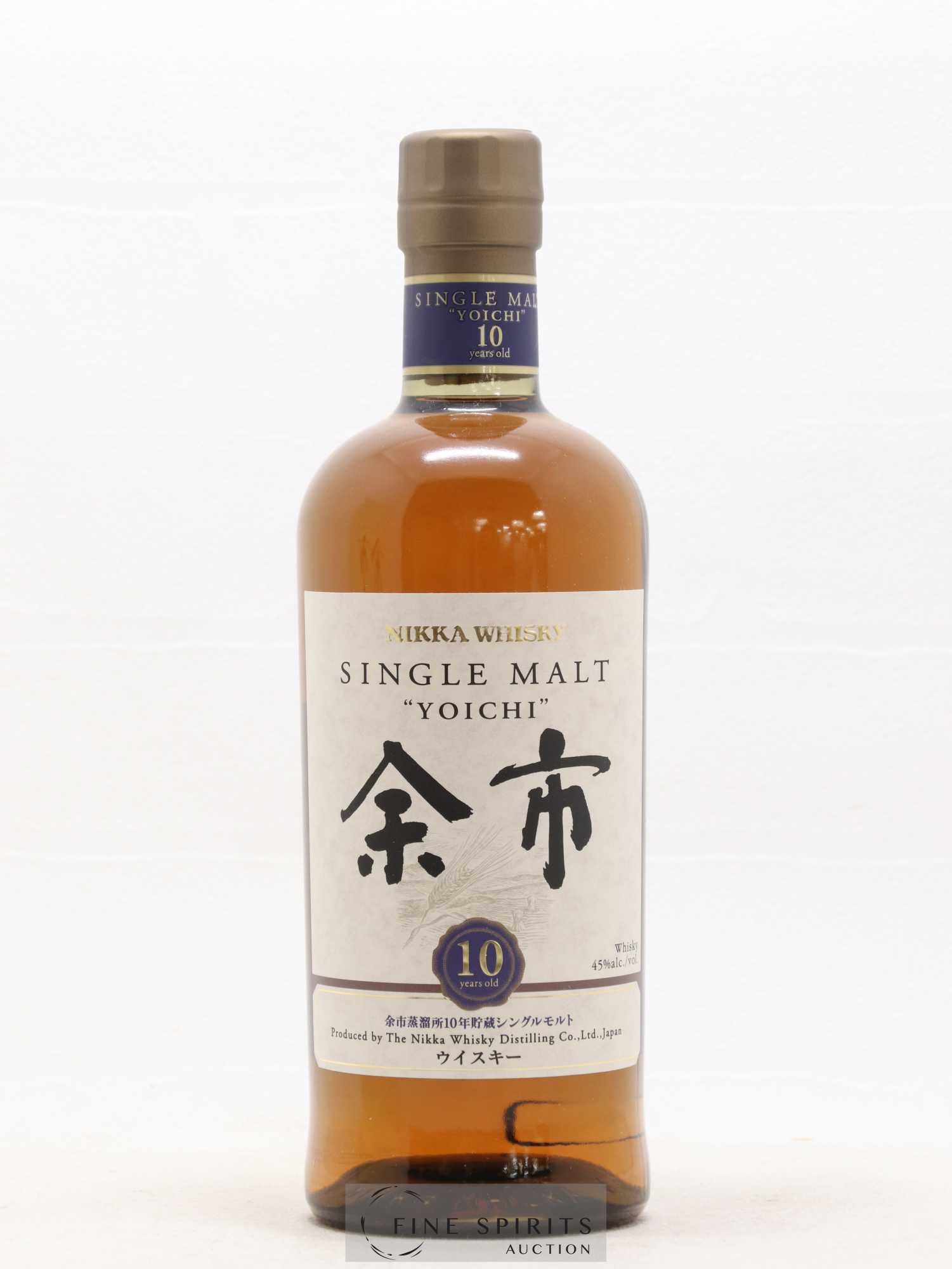 Yoichi 10 years Of. Nikka Whisky - Lot de 1 bouteille - 1