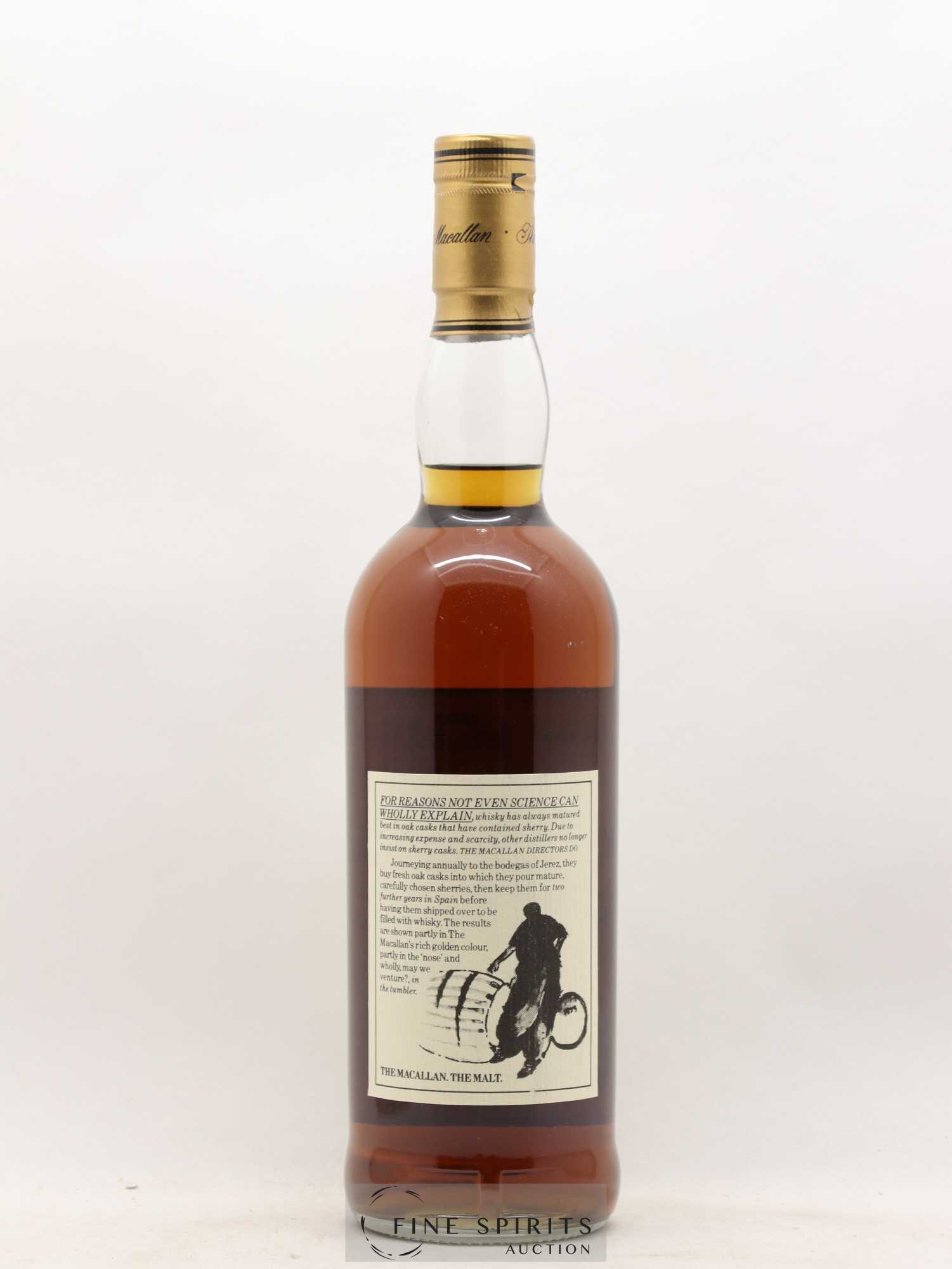 Macallan (The) 18 years 1968 Of. Sherry Wood Matured - bottled 1987 Corade Import - Lot de 1 bouteille - 1
