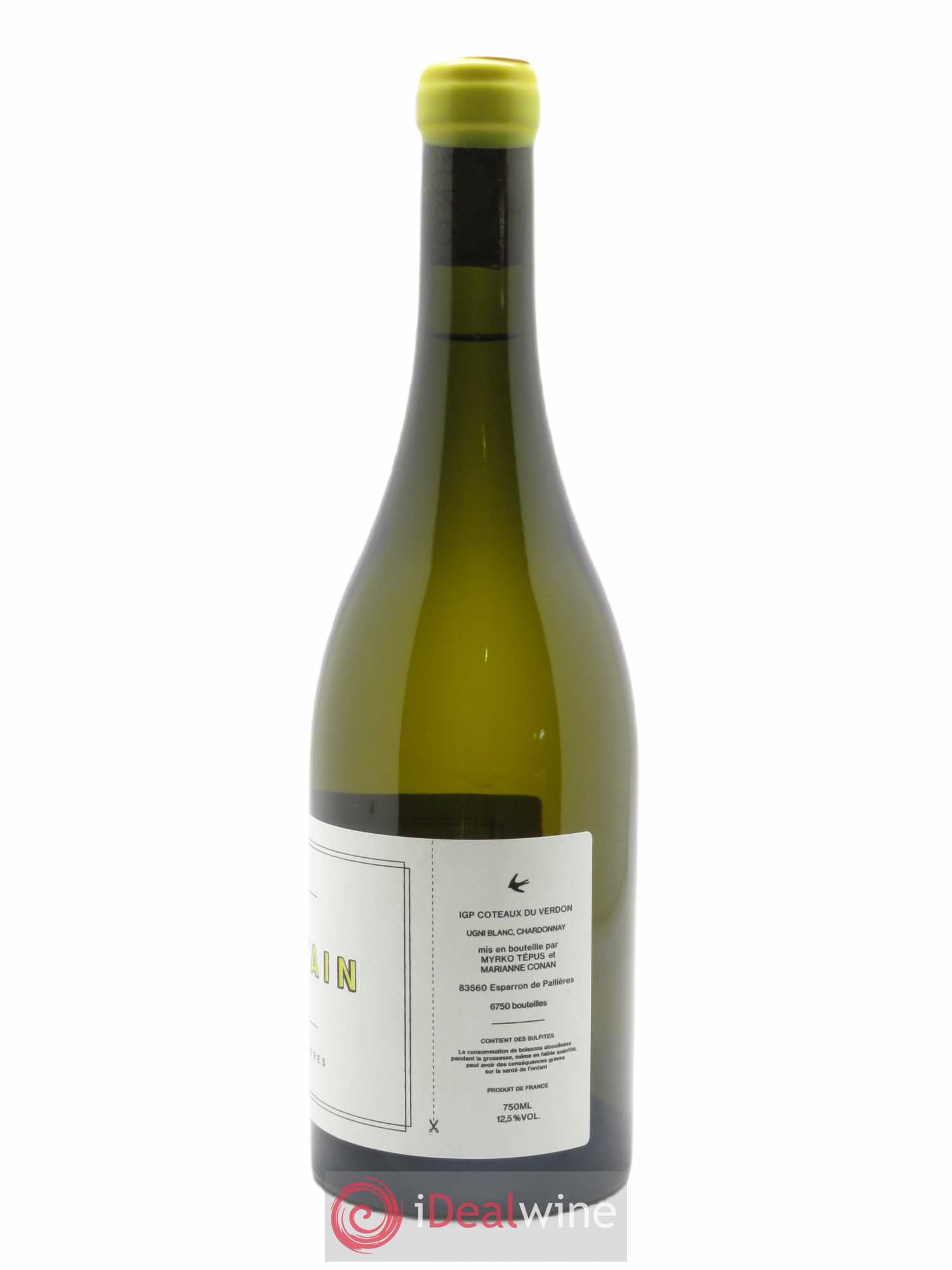 IGP Côteaux du Verdon Le Lointain Myrko Tepus 2019 - Lot de 1 bouteille - 1