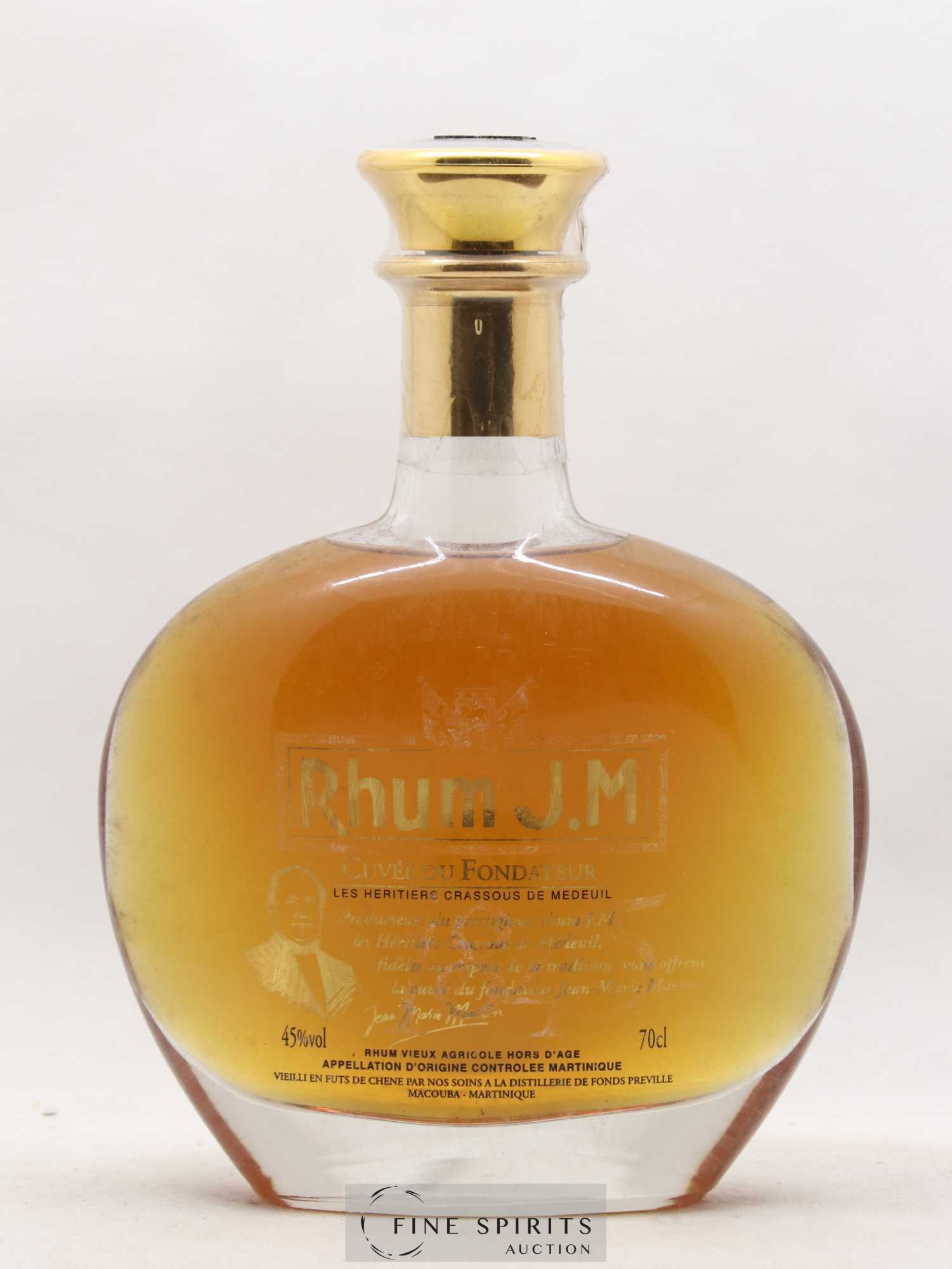 Rhum J.M Of. Cuvée du Fondateur - Posten von 1 Flasche - 1