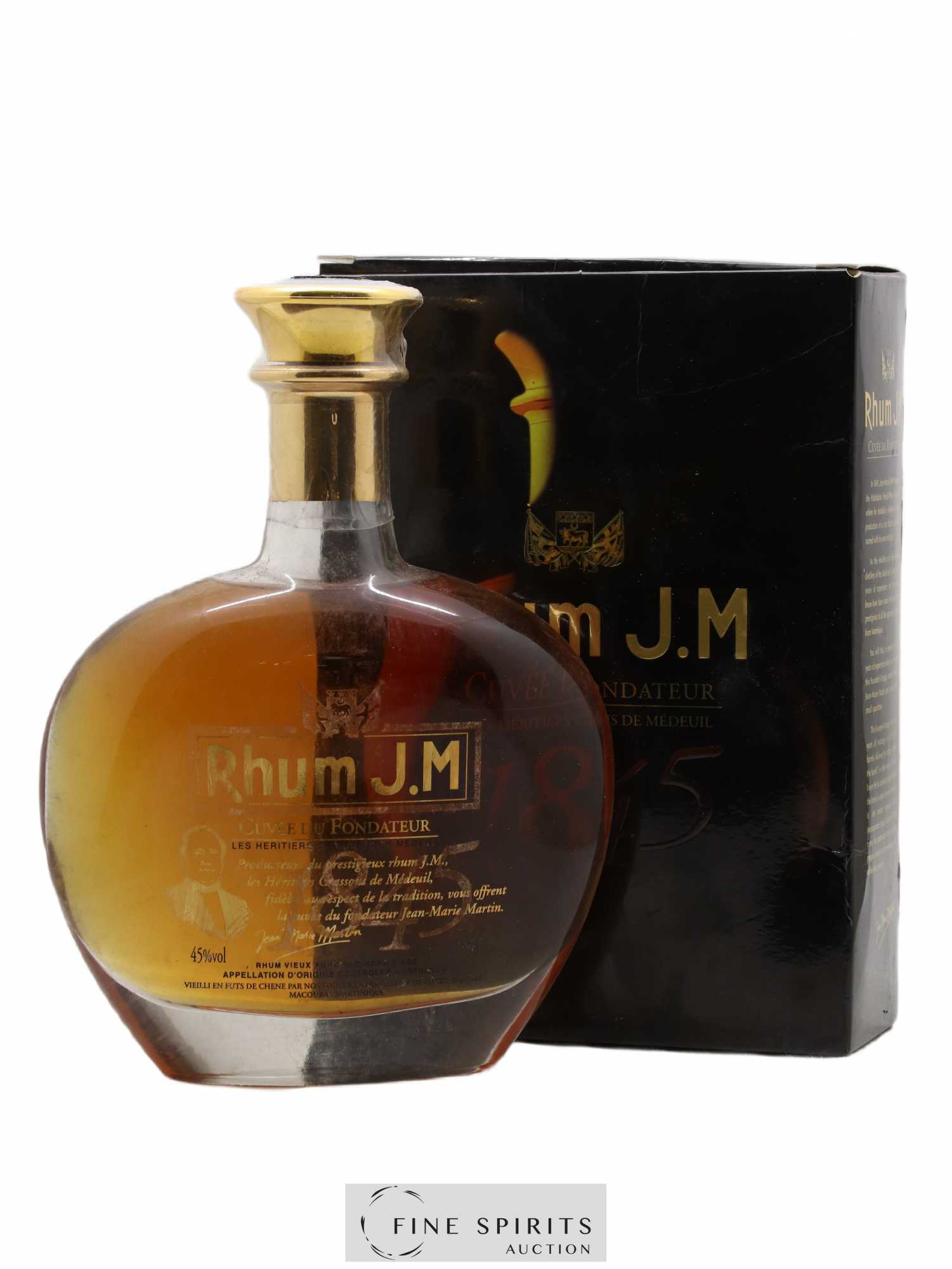 Rhum J.M Of. Cuvée du Fondateur - Posten von 1 Flasche - 0
