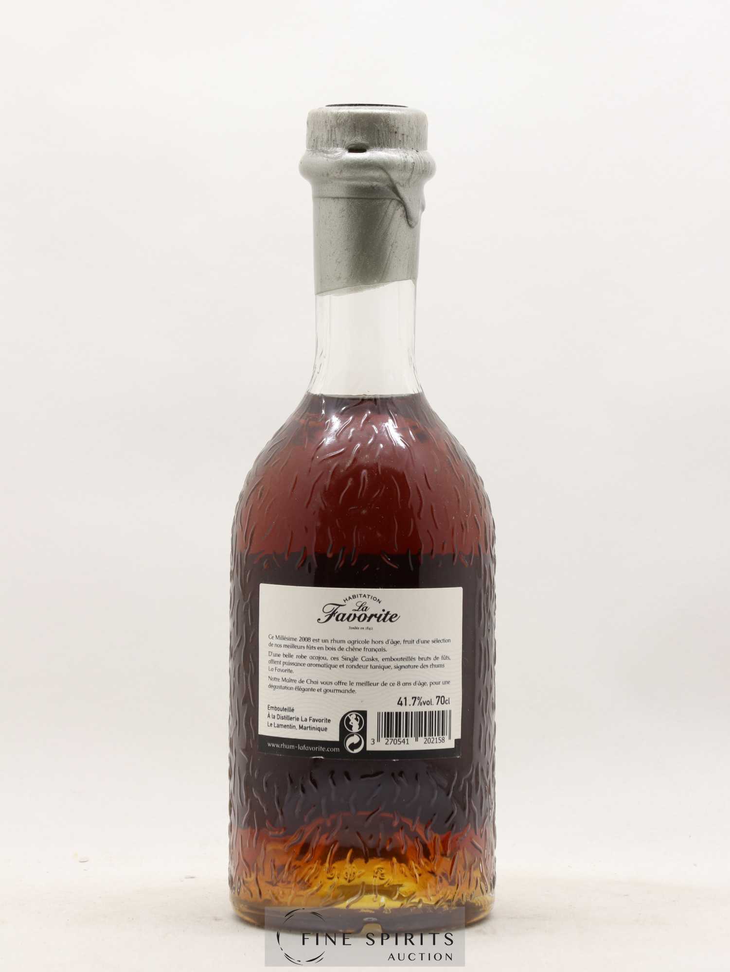 La Favorite 2008 Of. Cognac Single Cask n°6 - One of 200 - bottled 2017 - Lot de 1 bouteille - 2