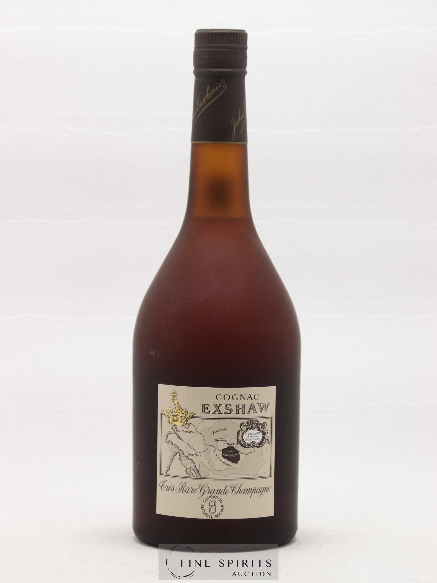 Exshaw Of. 1er Cru Très rare Grande Champagne  - Lot de 1 bouteille - 1