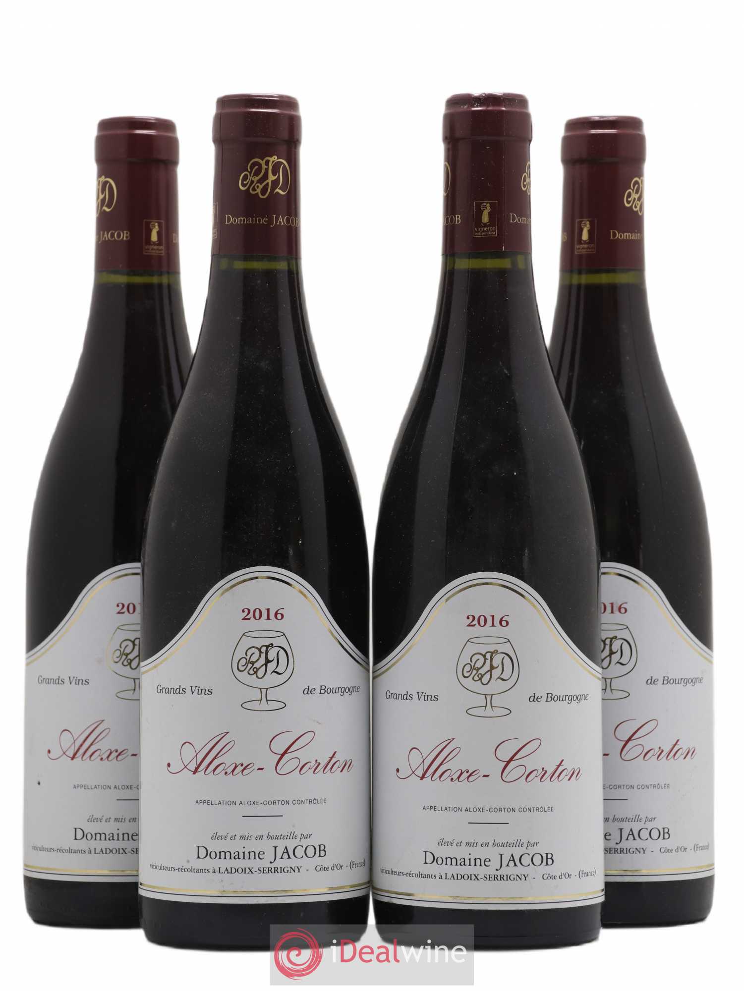 Aloxe-Corton Domaine Jacob 2016 - Lot de 4 bouteilles - 0