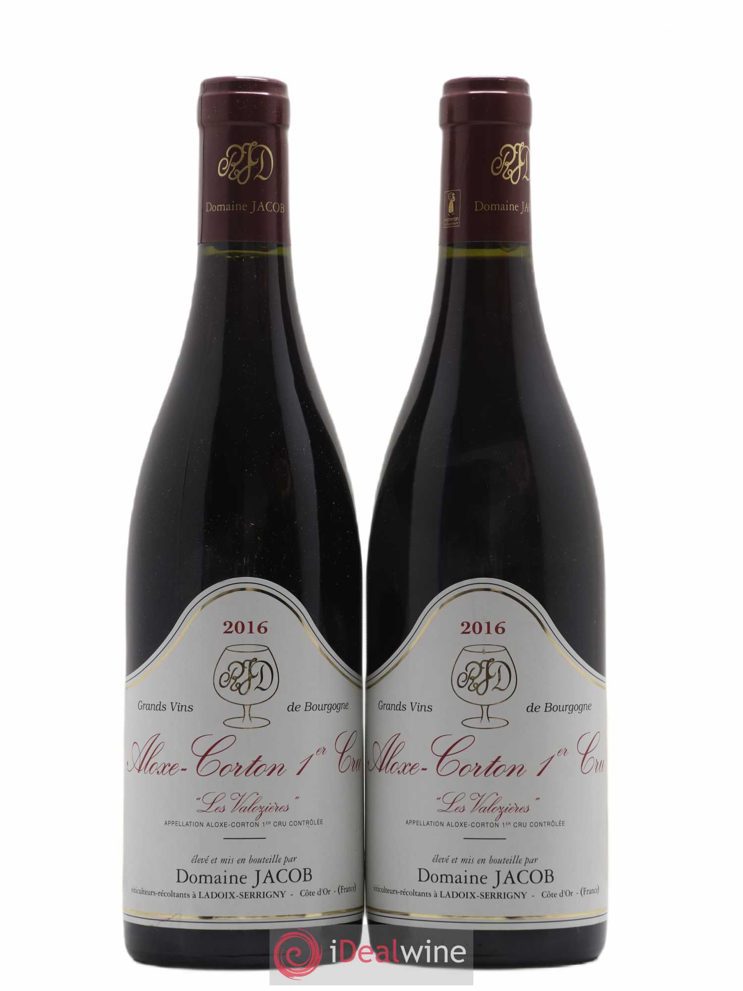 Aloxe-Corton 1er Cru Les Valozieres Domaine Jacob 2016 - Posten von 2 Flaschen - 0