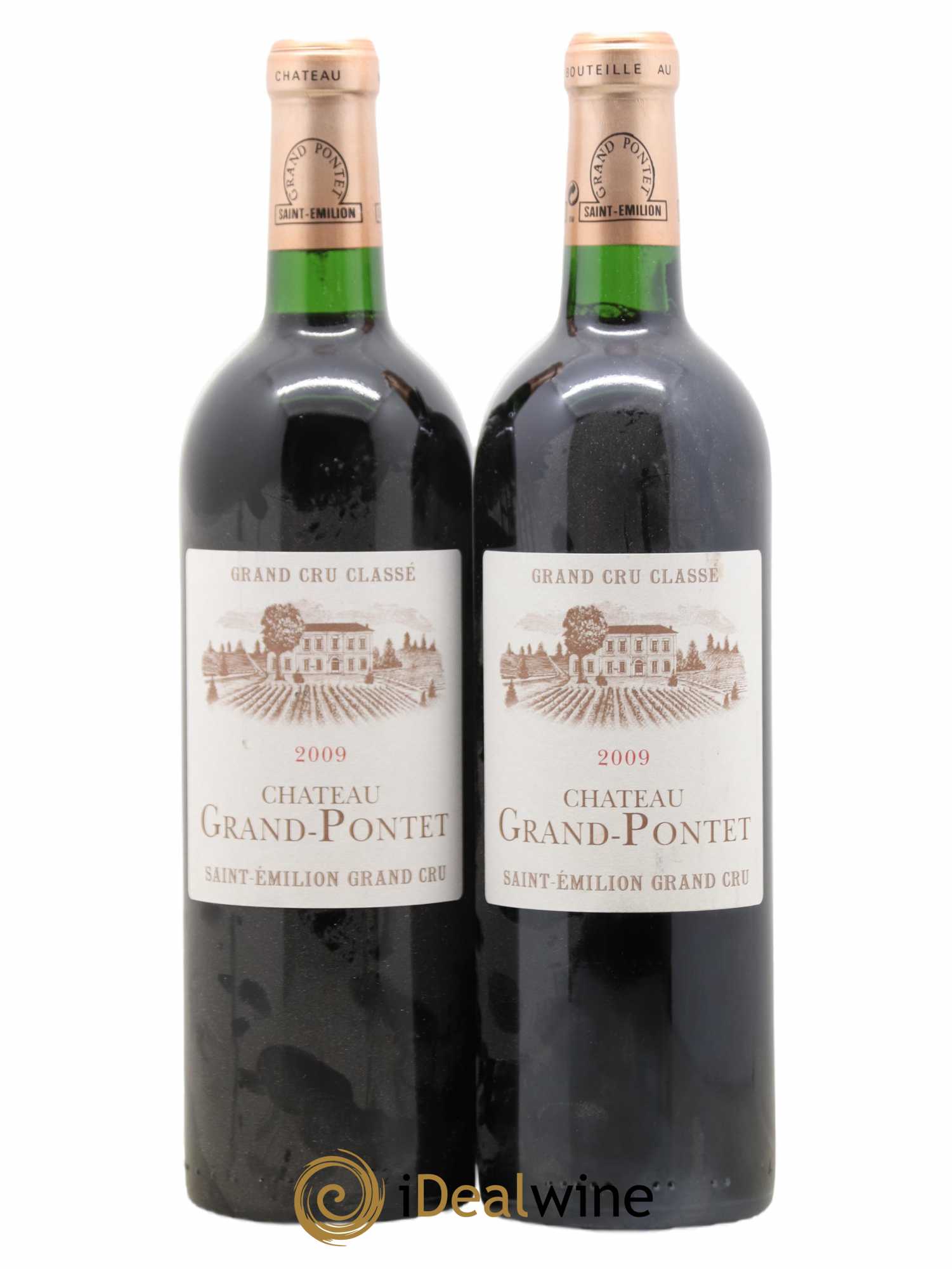 Château Grand Pontet Grand Cru Classé 2009 - Lot de 2 bouteilles - 0