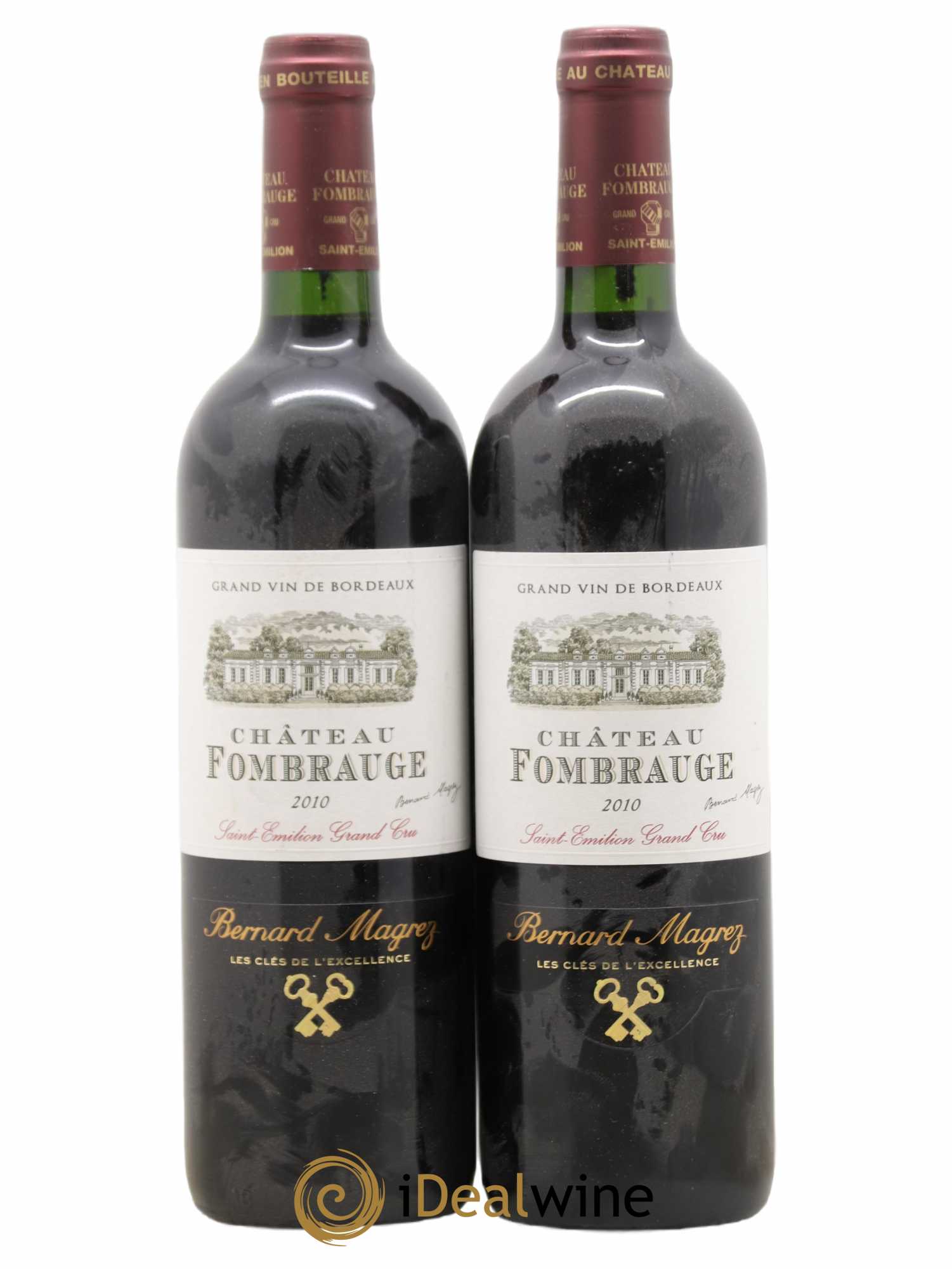 Château Fombrauge Grand Cru Classé 2010 - Lot de 2 bouteilles - 0