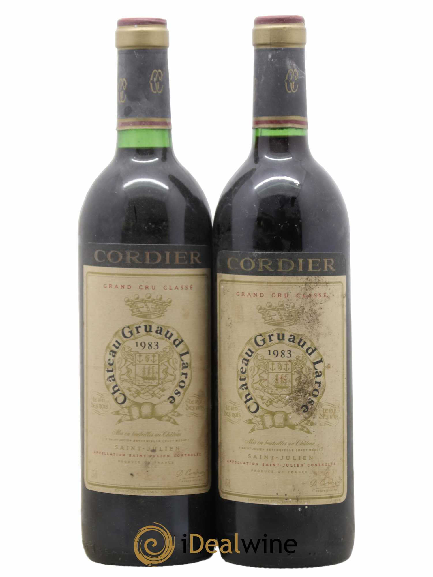Château Gruaud Larose 2ème Grand Cru Classé 1983 - Lot de 2 bouteilles - 0