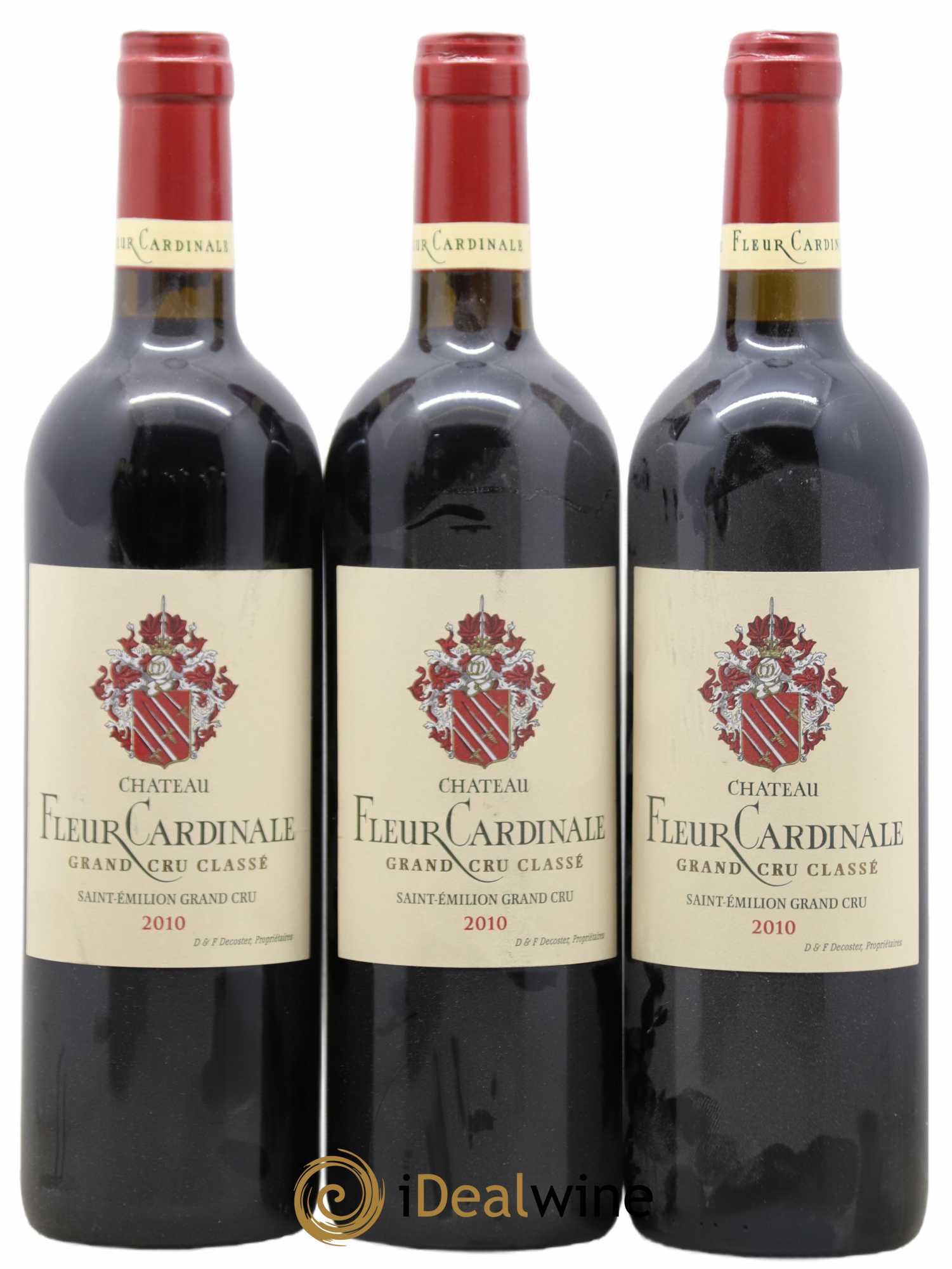Château Fleur Cardinale Grand Cru Classé 2010 - Lot de 3 bouteilles - 0