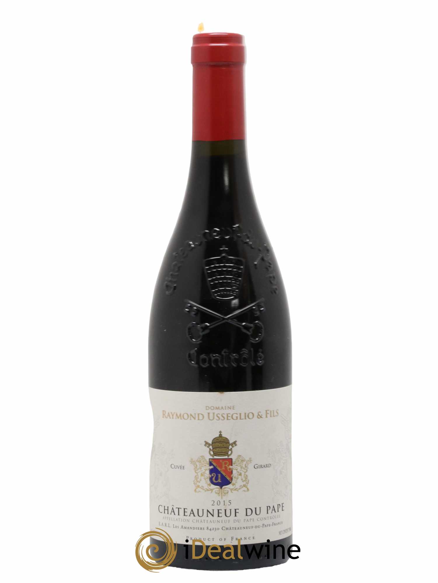 Châteauneuf-du-Pape Domaine Raymond Usseglio Et Fils Cuvee Girard 2015 - Lot de 1 bouteille - 0