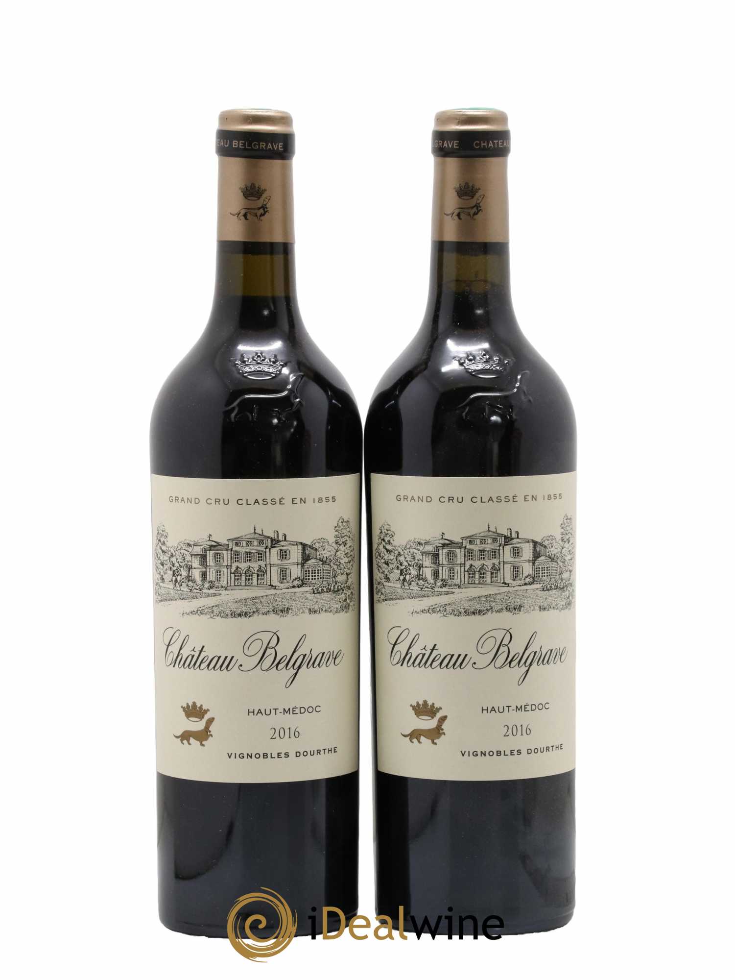 Château Belgrave 5ème Grand Cru Classé 2016 - Lot de 2 bouteilles - 0