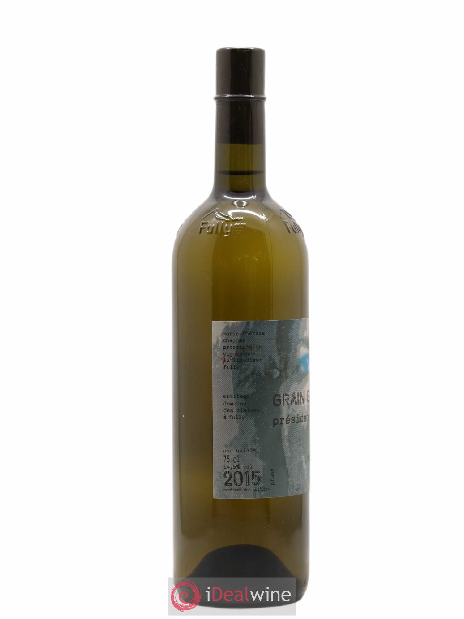 Valais Grain d'Or Ermitage Président Troillet Marie-Thérèse Chappaz - Domaine Des Claives 2015 - Lot de 1 bouteille - 1