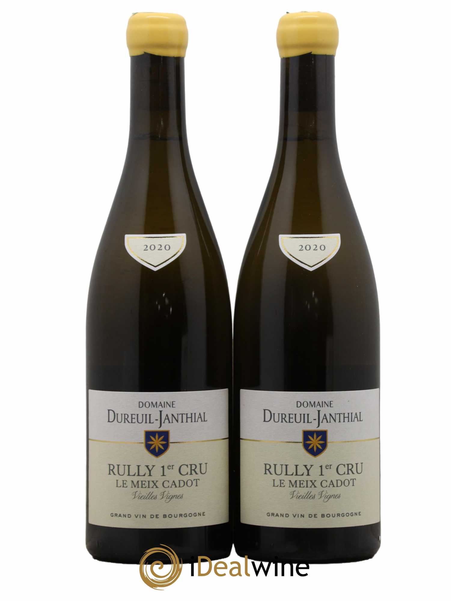 Rully 1er Cru Le Meix Cadot Vieilles Vignes Vincent Dureuil-Janthial 2020 - Lot de 2 bouteilles - 0