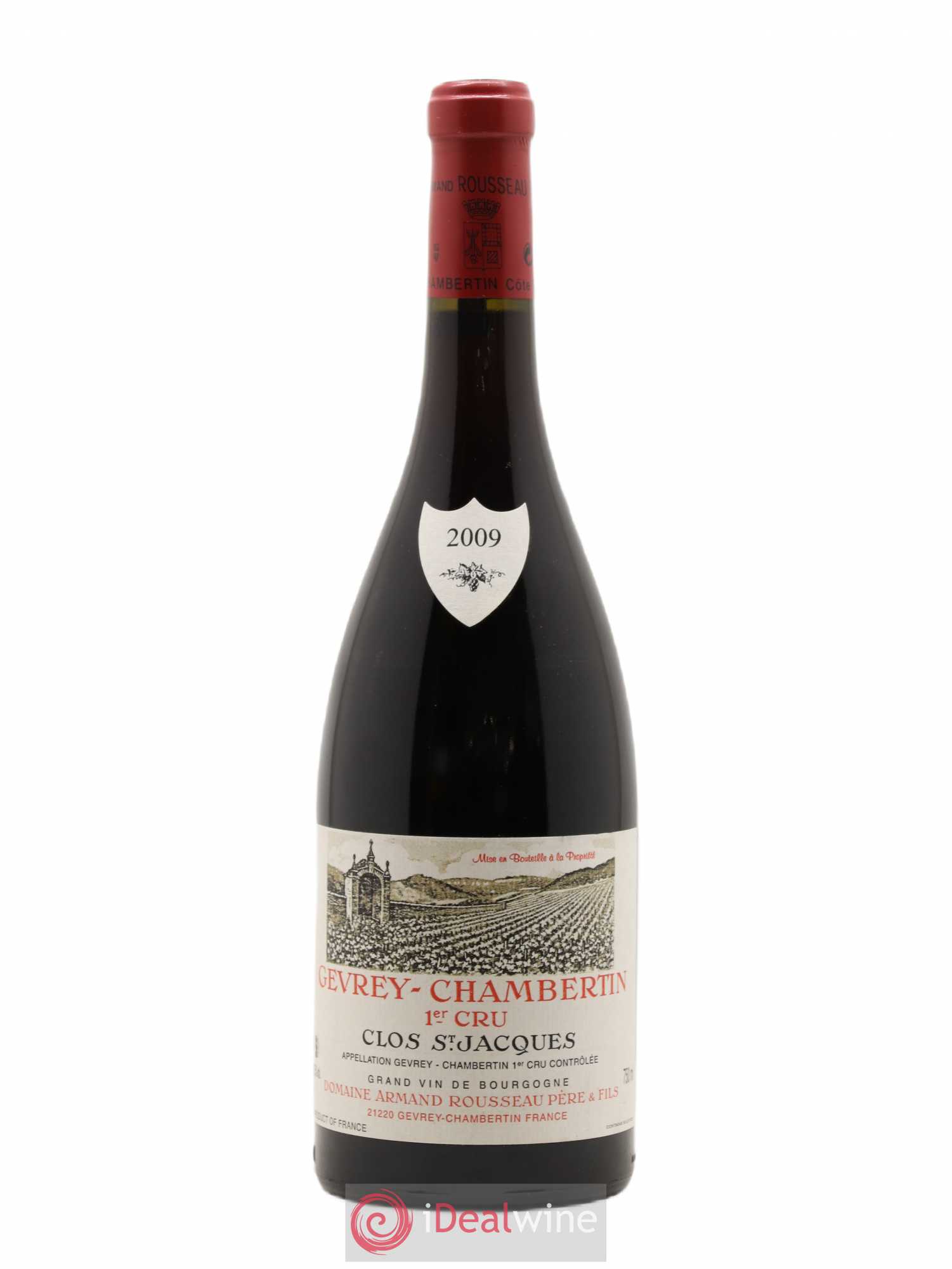 Gevrey-Chambertin 1er Cru Clos Saint-Jacques Armand Rousseau (Domaine) 2009 - Lot de 1 bouteille - 0