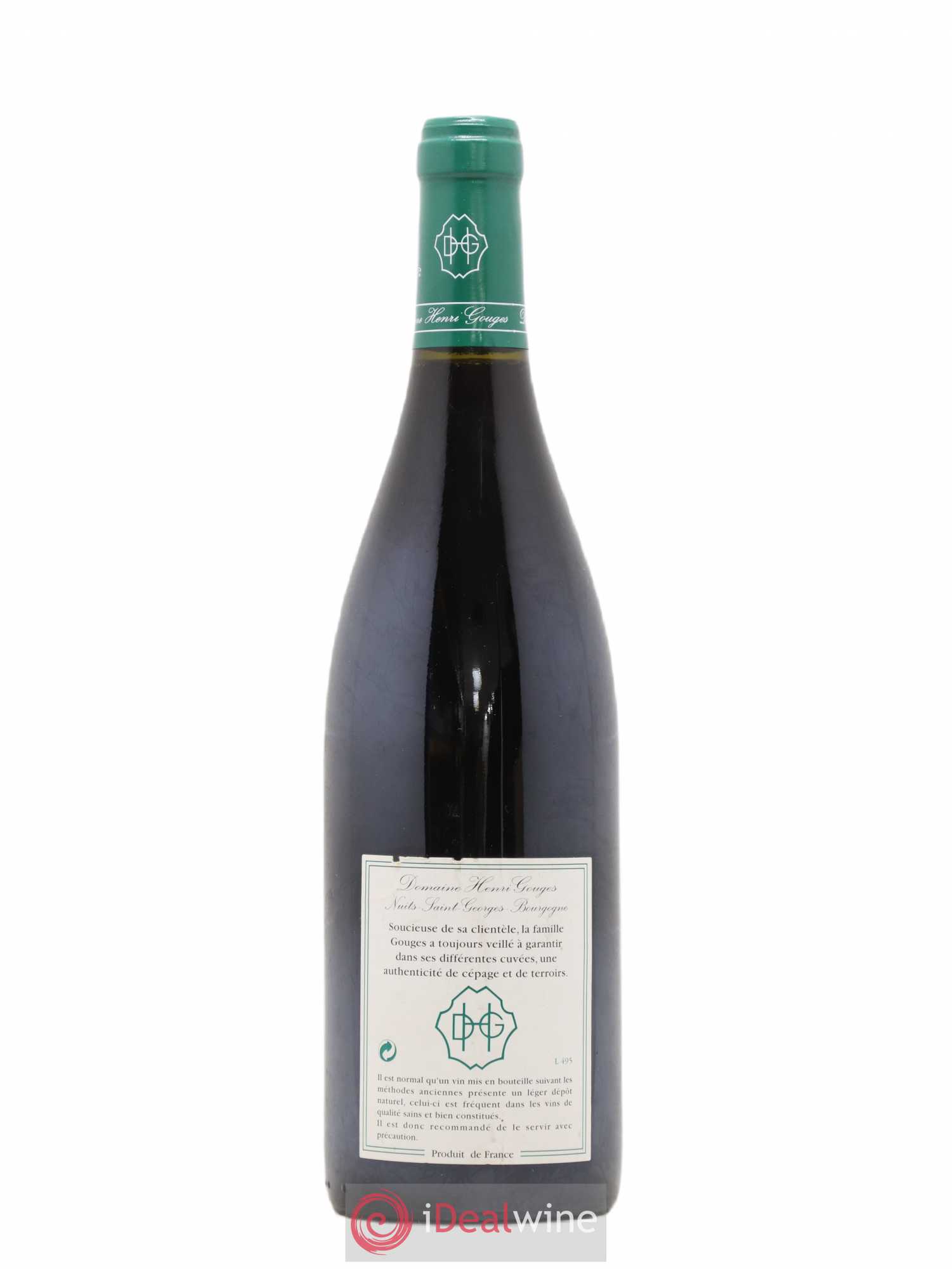 Nuits-Saint-Georges 1er Cru Les Saints Georges Henri Gouges 1999 - Lot de 1 bouteille - 1
