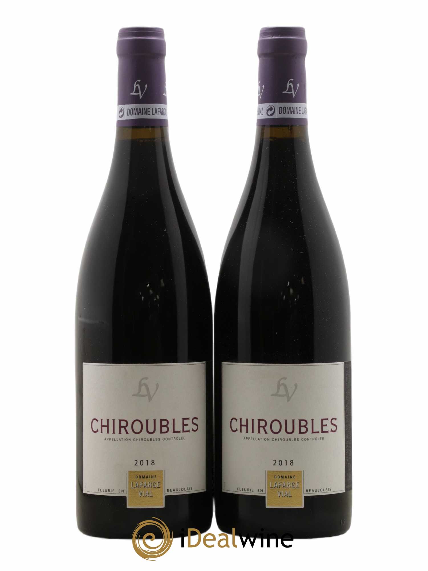Chiroubles 2018 - Posten von 2 Flaschen - 0