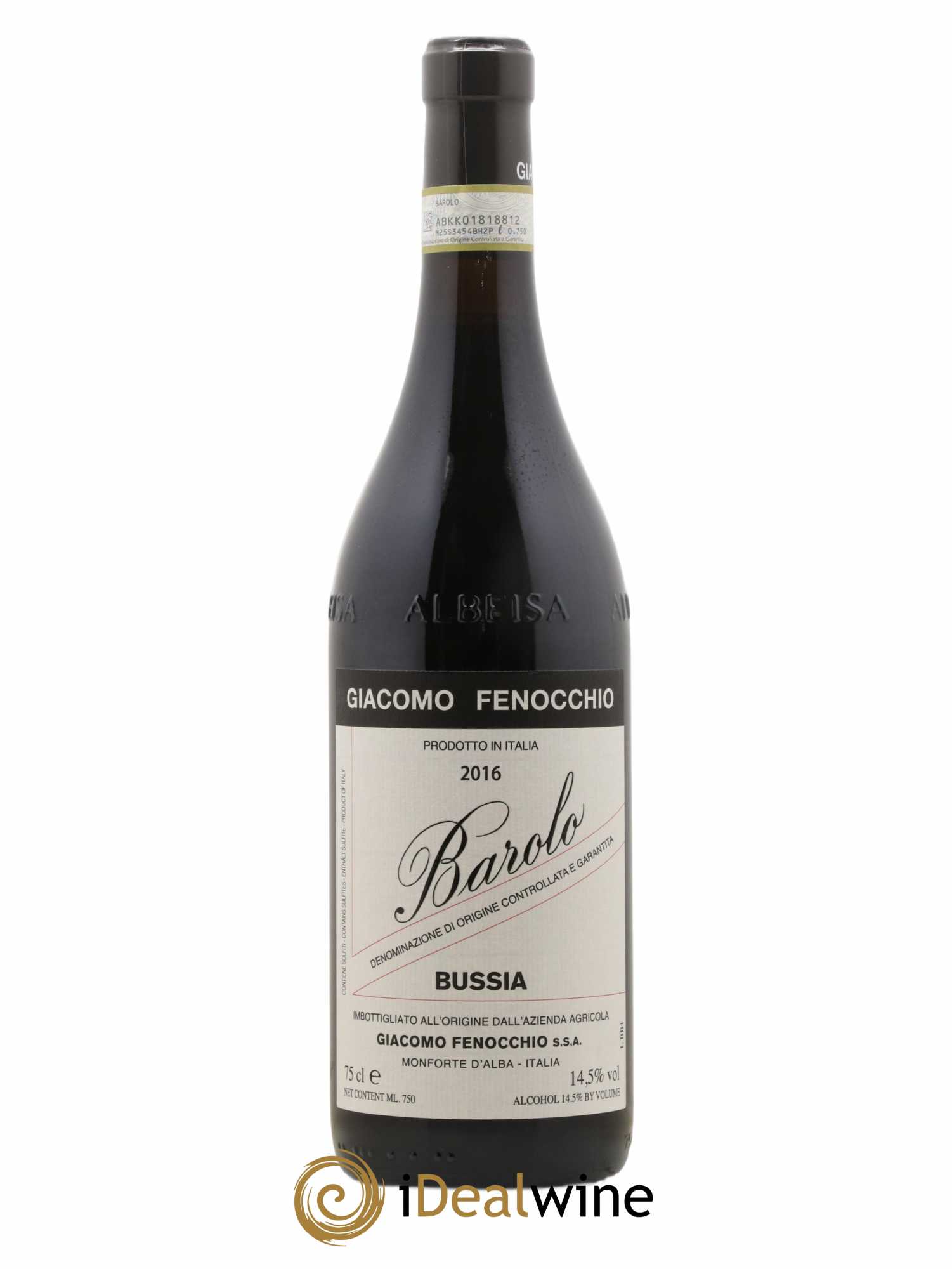 Barolo Bussia G.Fenocchio 2016 - Lot de 1 bouteille - 0