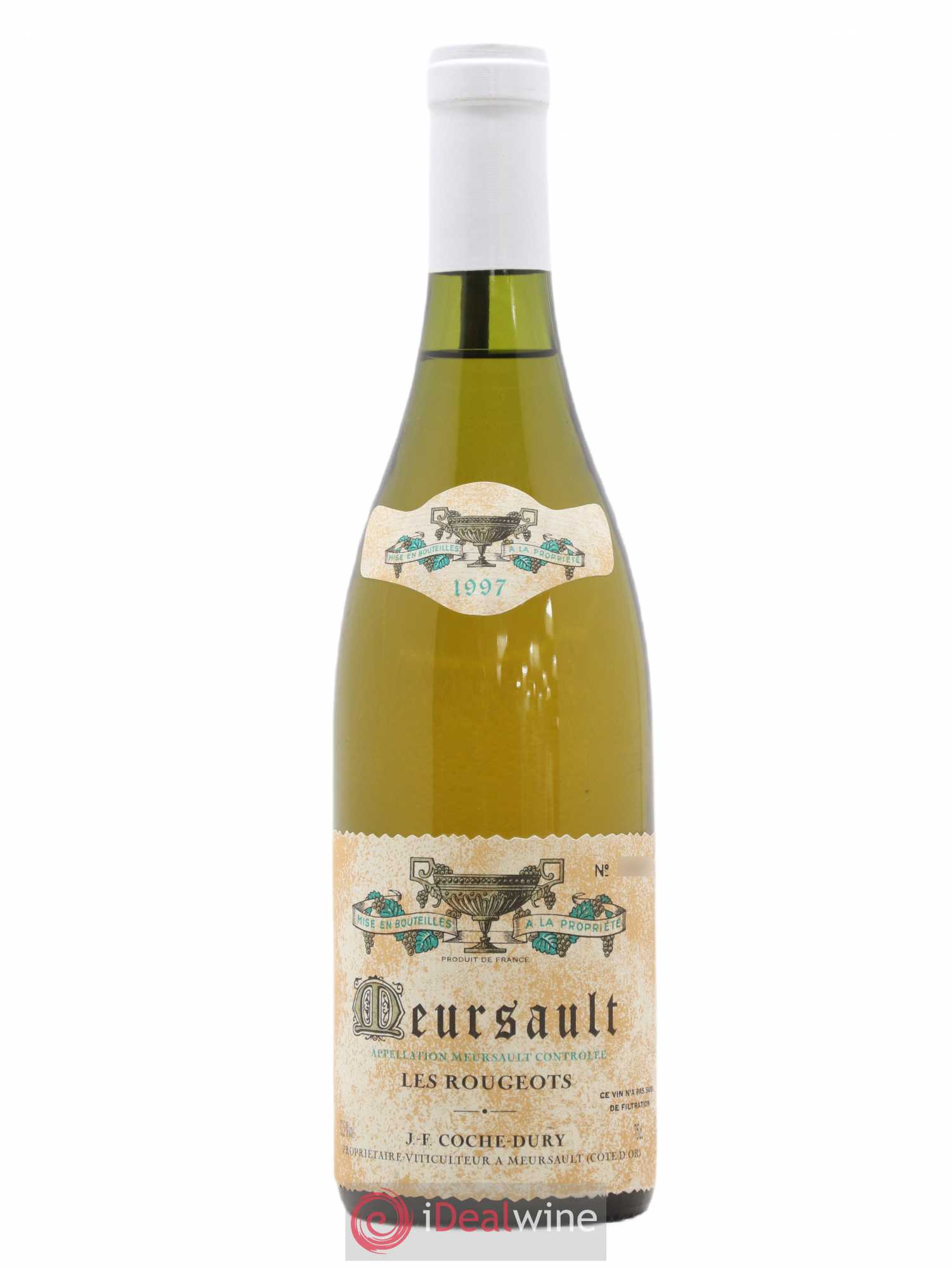 Meursault Les Rougeots Coche Dury (Domaine) 1997 - Lot de 1 bouteille - 0