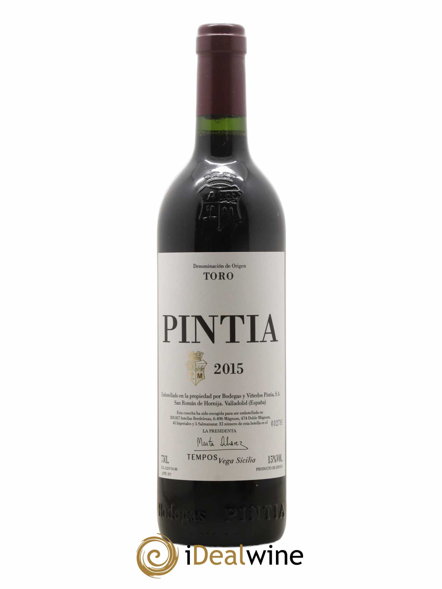 Toro DO Vega Sicilia Pintia Famille Alvarez 2015 - Lot de 1 bouteille - 0