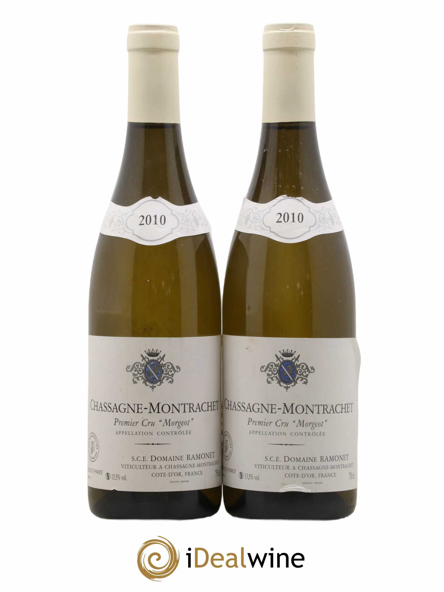 Chassagne-Montrachet 1er Cru Morgeot Ramonet (Domaine) 2010 - Lot de 2 bouteilles - 0