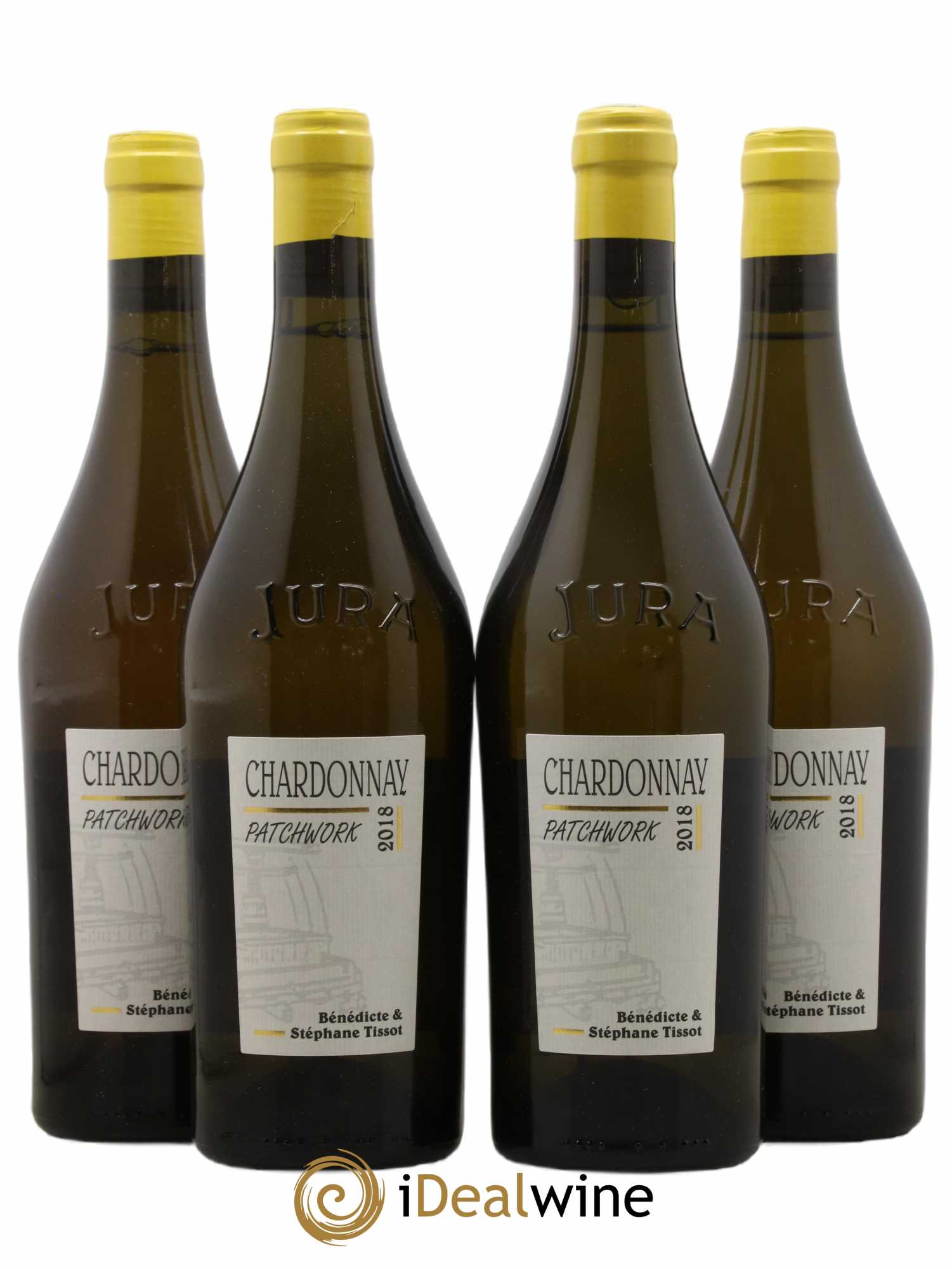 Arbois Patchwork Bénédicte et Stéphane Tissot 2018 - Lot de 4 bouteilles - 0