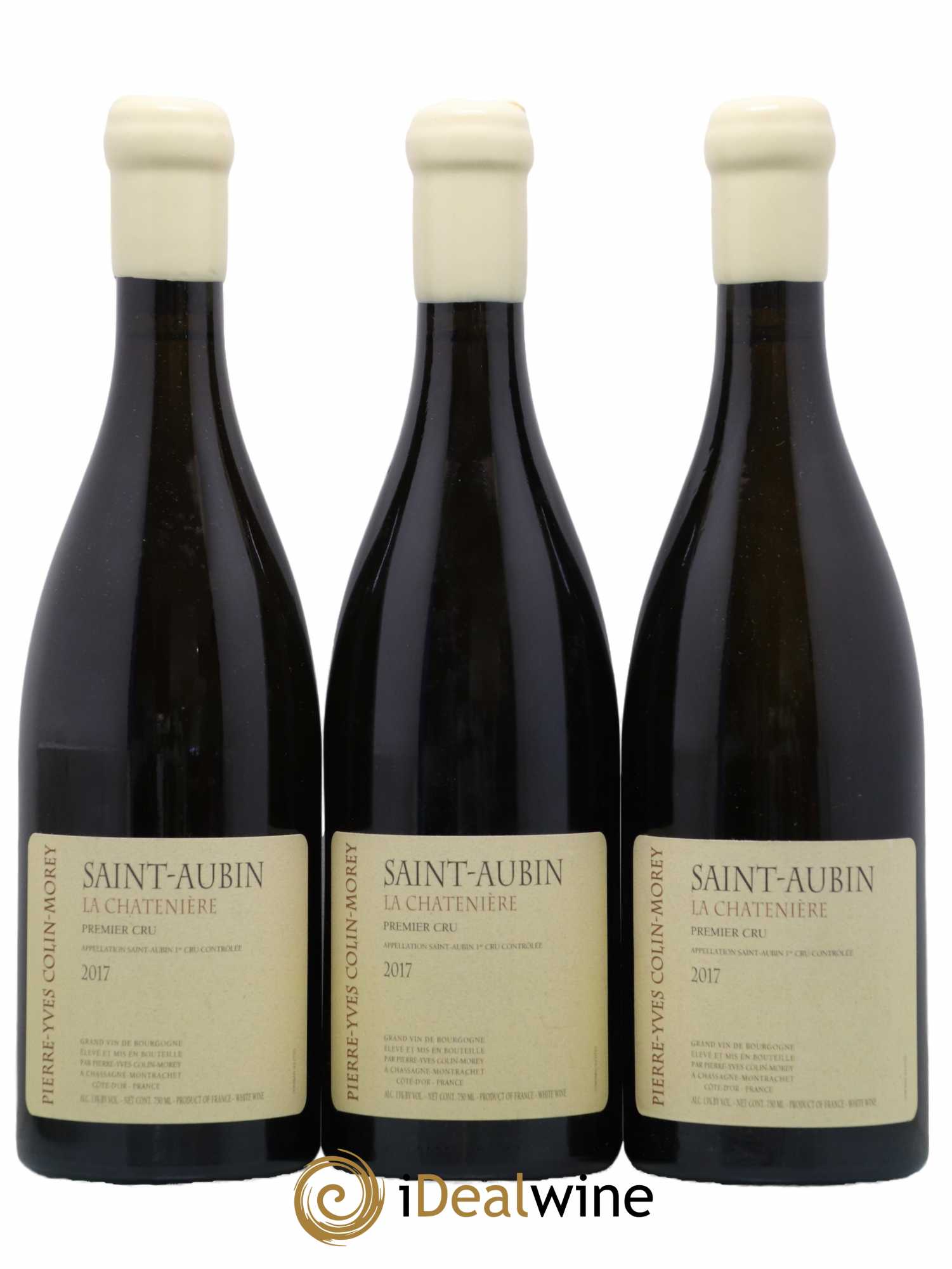 Saint-Aubin 1er Cru La Chatenière Pierre-Yves Colin Morey 2017 - Lot de 3 bouteilles - 0