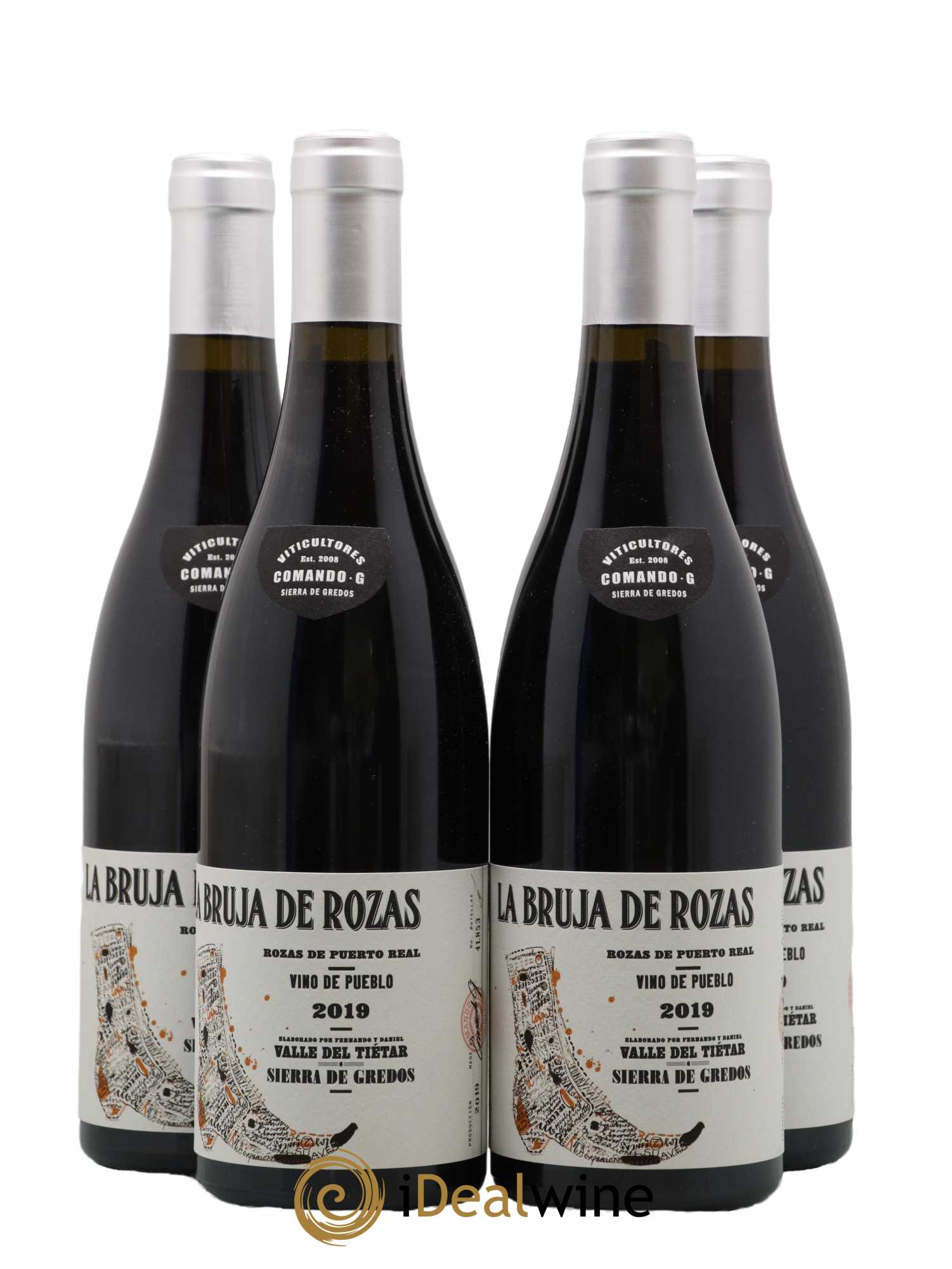 Vinos de Madrid DO Comando G La Bruja de Rozas 2019 - Lot de 4 bouteilles - 0