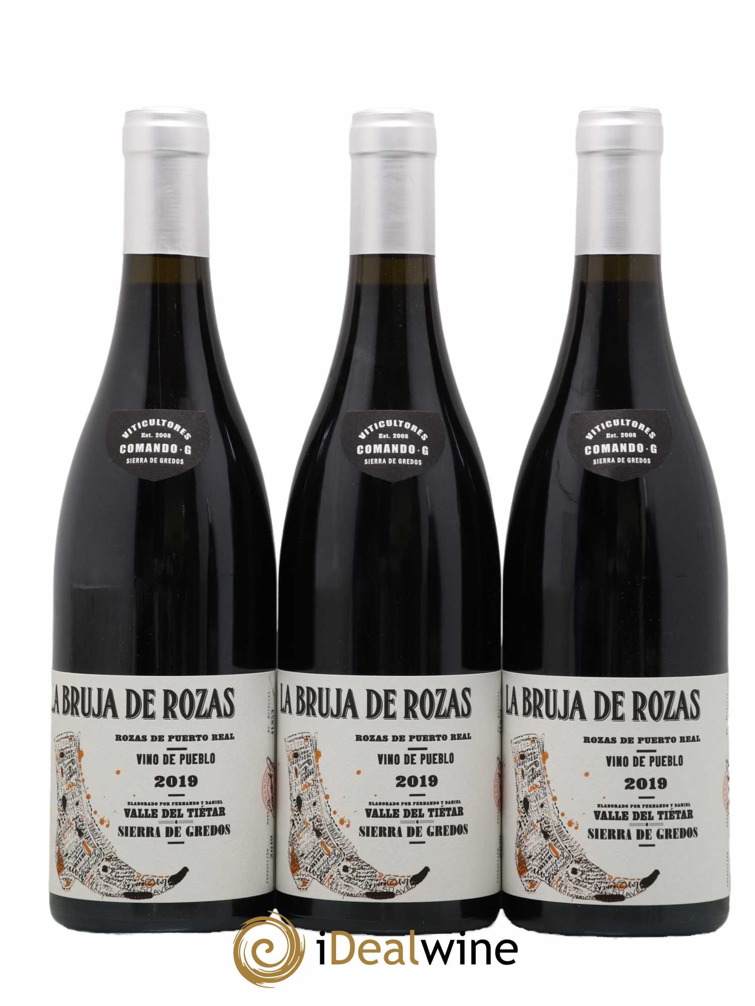 Vinos de Madrid DO Comando G La Bruja de Rozas 2019 - Lot de 3 bouteilles - 0