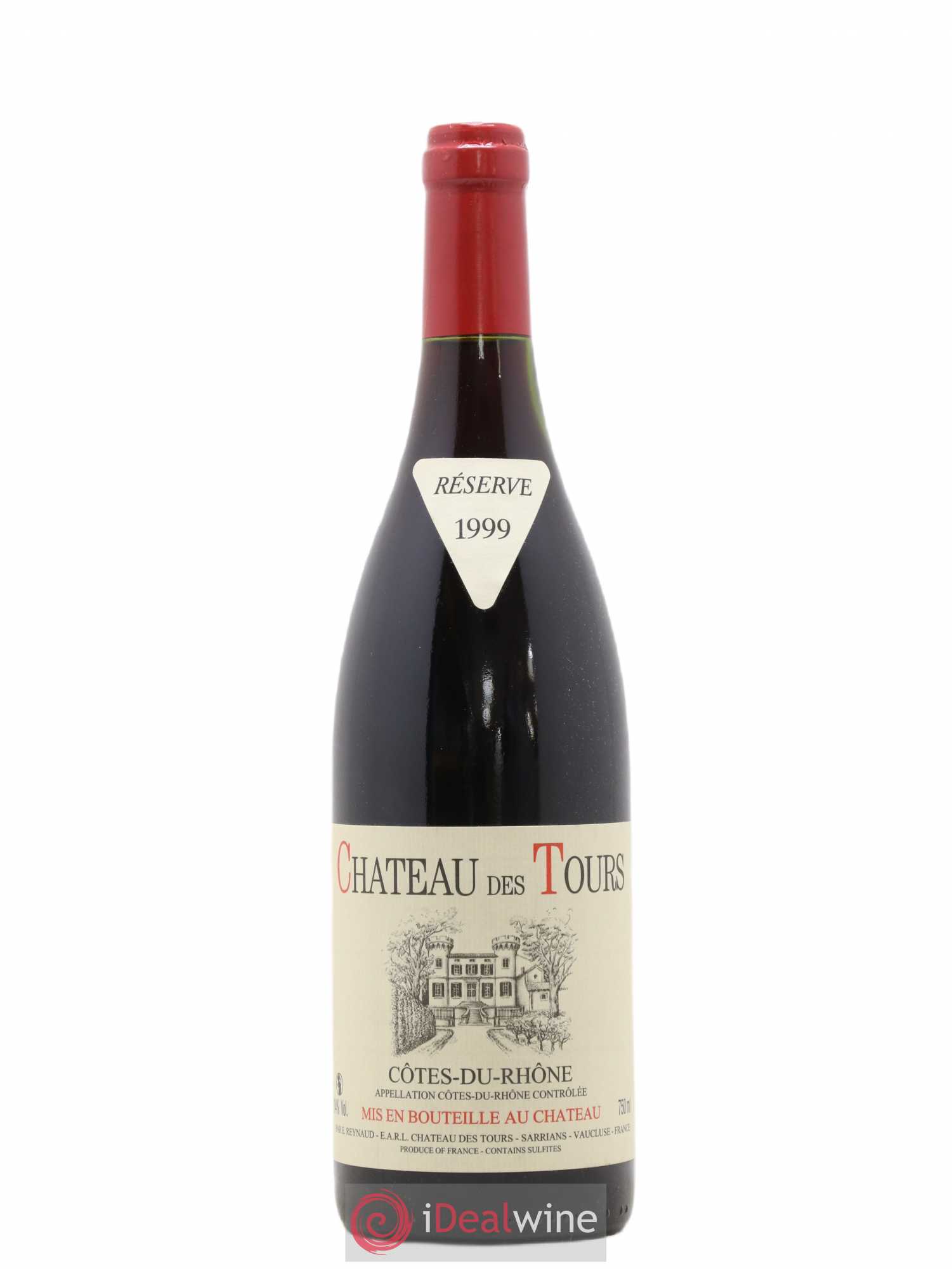 Côtes-du-Rhône Château des Tours Emmanuel Reynaud 1999 - Lot de 1 bouteille - 0