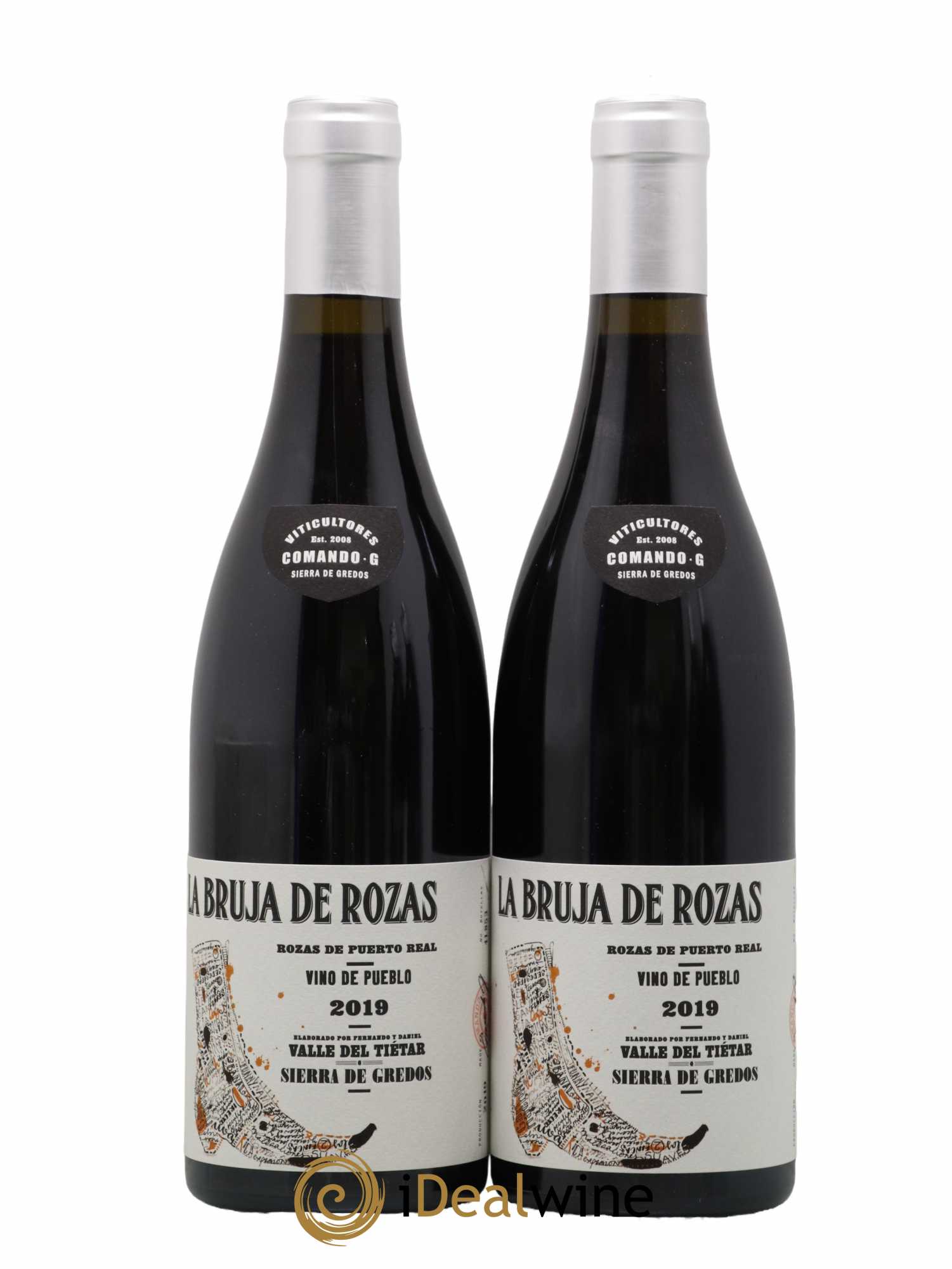Vinos de Madrid DO Comando G La Bruja de Rozas 2019 - Lot de 2 bouteilles - 0