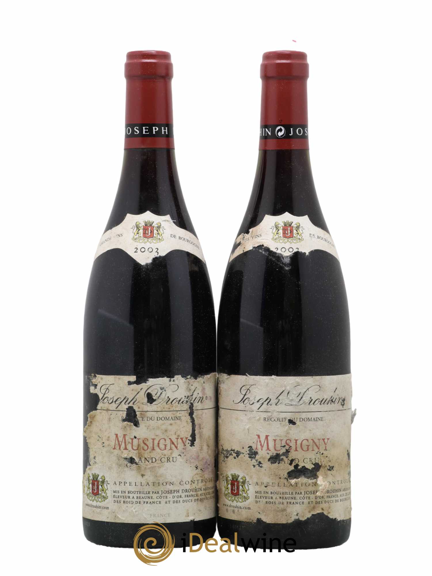 Musigny Grand Cru Joseph Drouhin 2003 - Lot of 2 bottles - 0