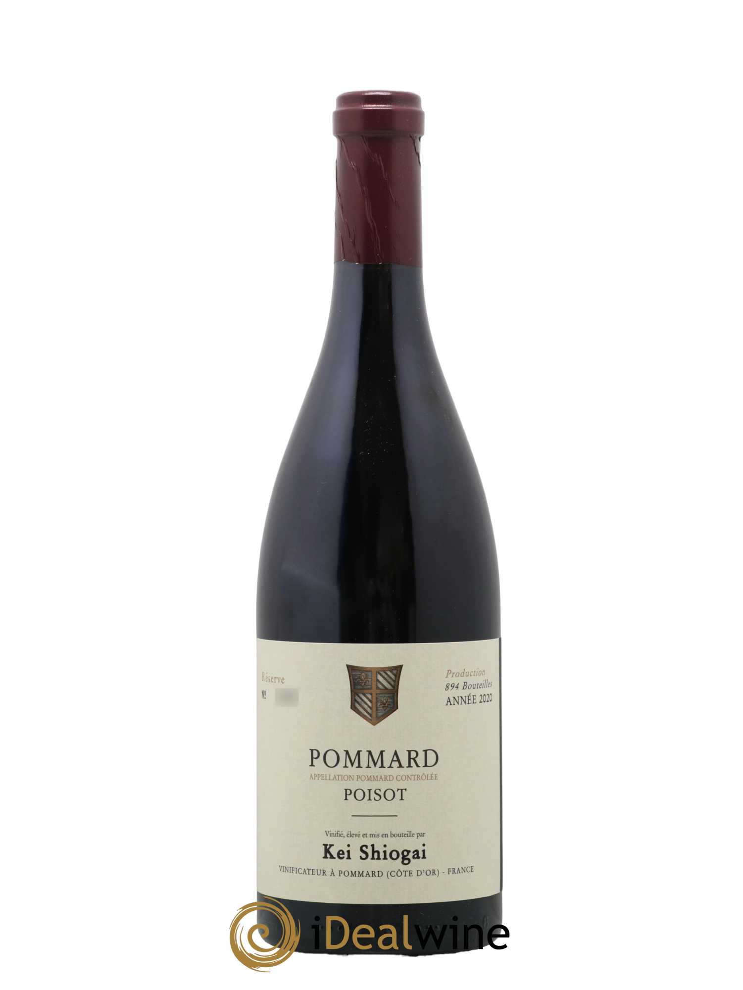 Pommard Poisot Kei Shiogai 2020 - Lot de 1 bouteille - 0