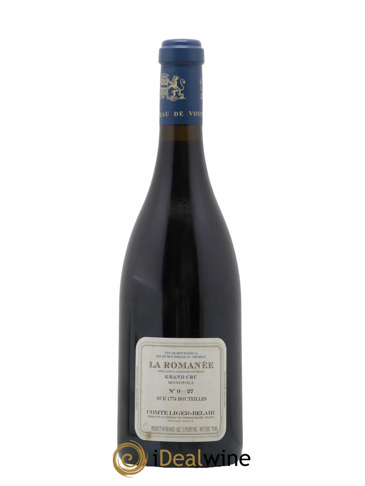 La Romanée Grand Cru Comte Liger-Belair (Domaine du) 2005 - Lot of 1 bottle - 1