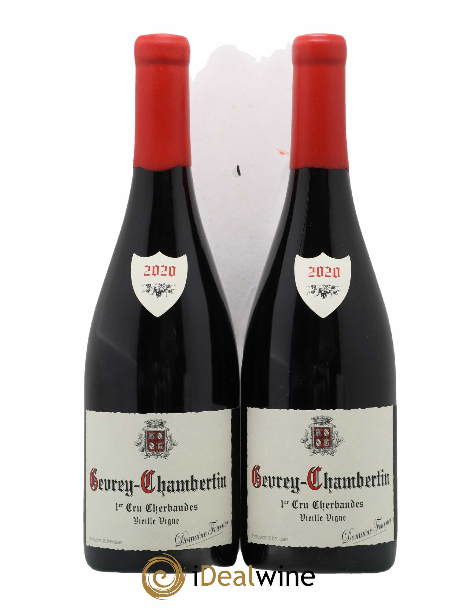 Gevrey-Chambertin 1er Cru Les Cherbaudes Vieille Vigne Fourrier (Domaine) 2020 - Lot of 2 bottles - 0