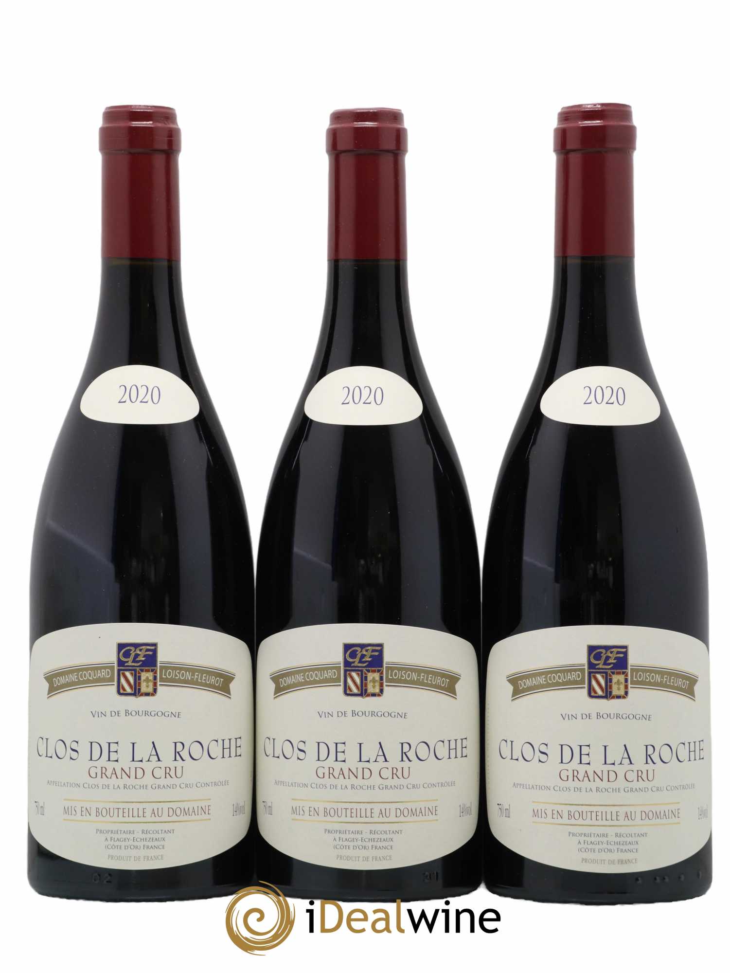 Clos de la Roche Grand Cru Coquard Loison-Fleurot 2020 - Lot de 3 bouteilles - 0